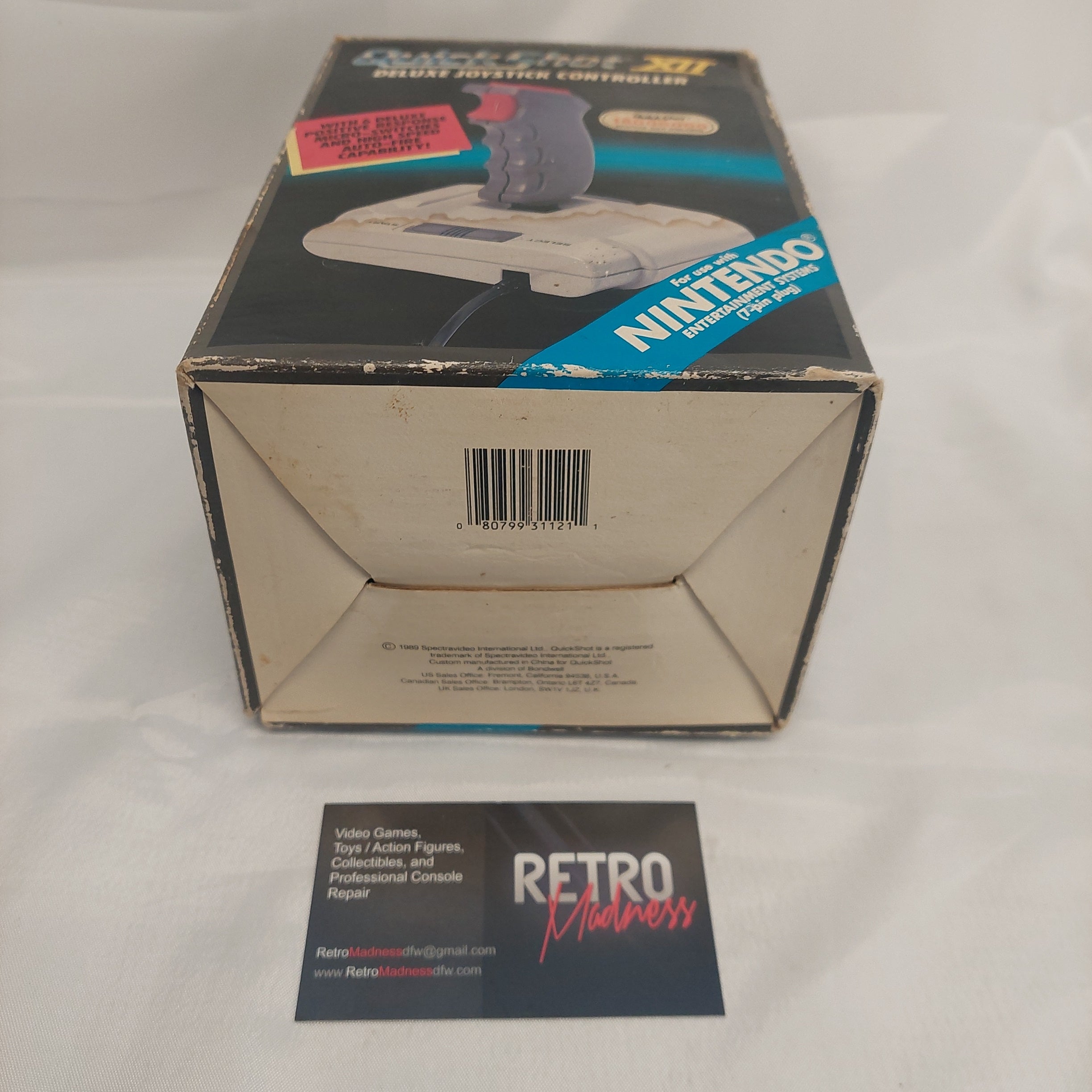 Quick Shot XII Deluxe Joystick Controller with Box for Nintendo NES Tested