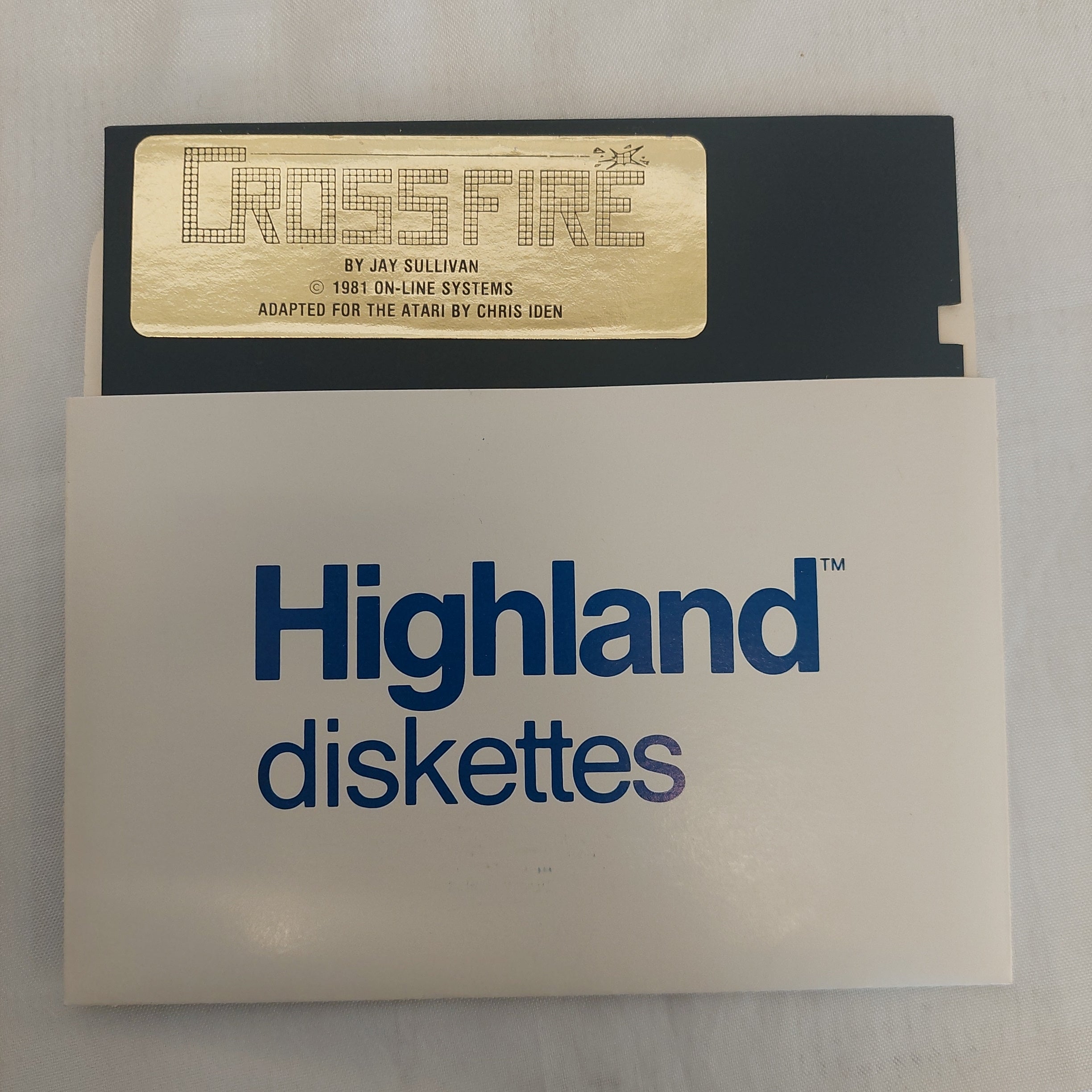 Crossfire Disk Atari 400/800 Untested
