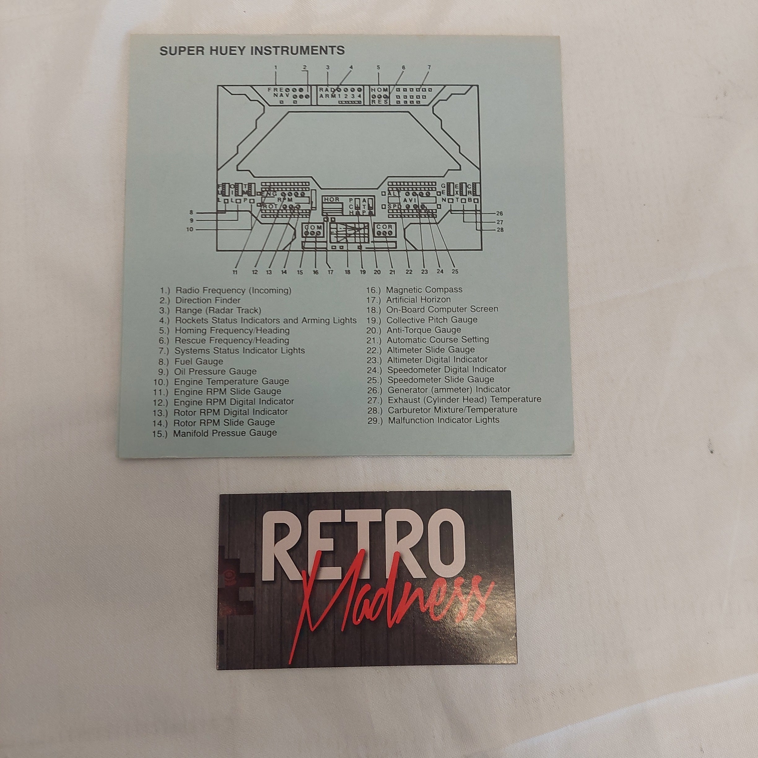 Super Huey Computer Program Diskette Atari XL/XE and Manual Untested