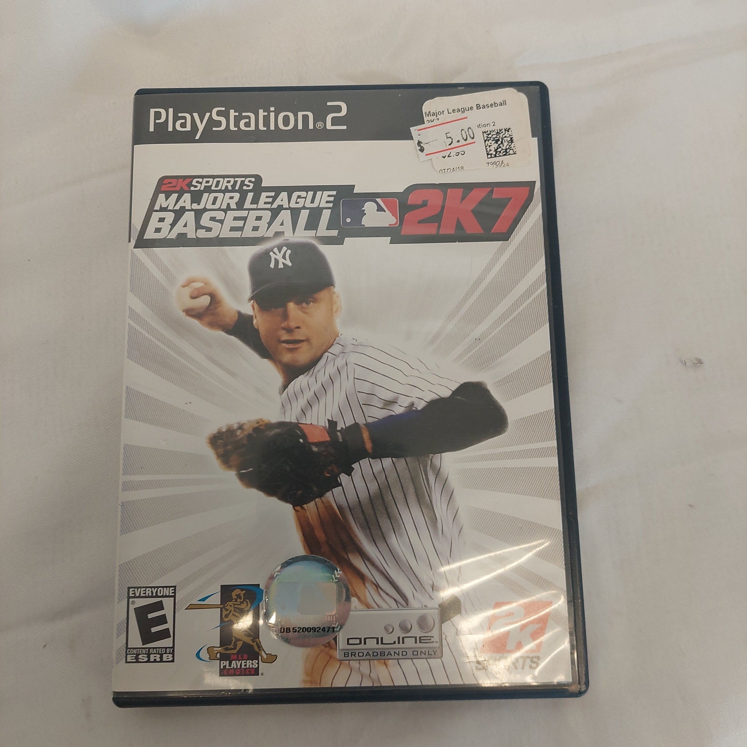 PlayStation 2 PS2 Major League Baseball 2K7