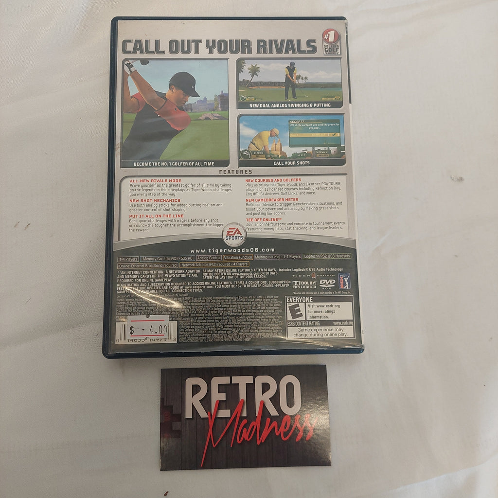 PlayStation 2 PS2 EA Sports Tiger Woods PGA Tour 06