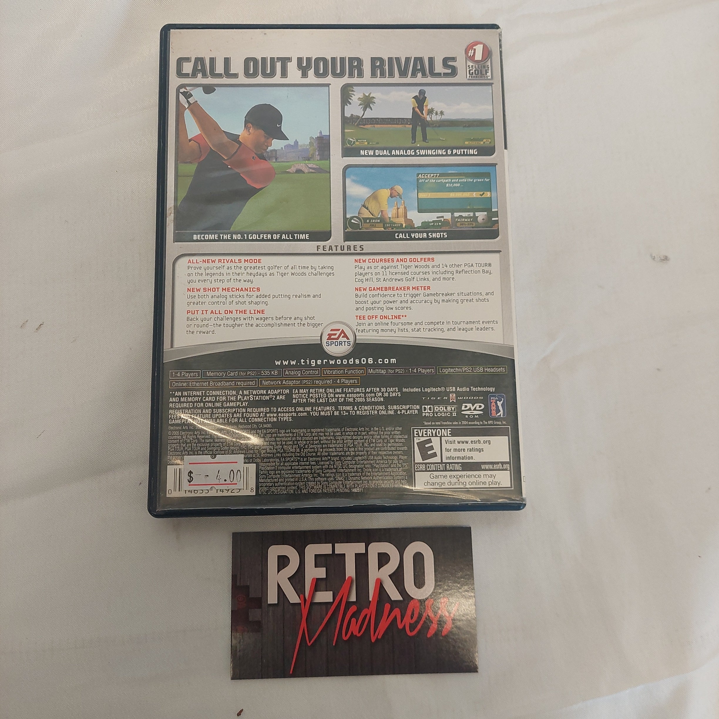 PlayStation 2 PS2 EA Sports Tiger Woods PGA Tour 06