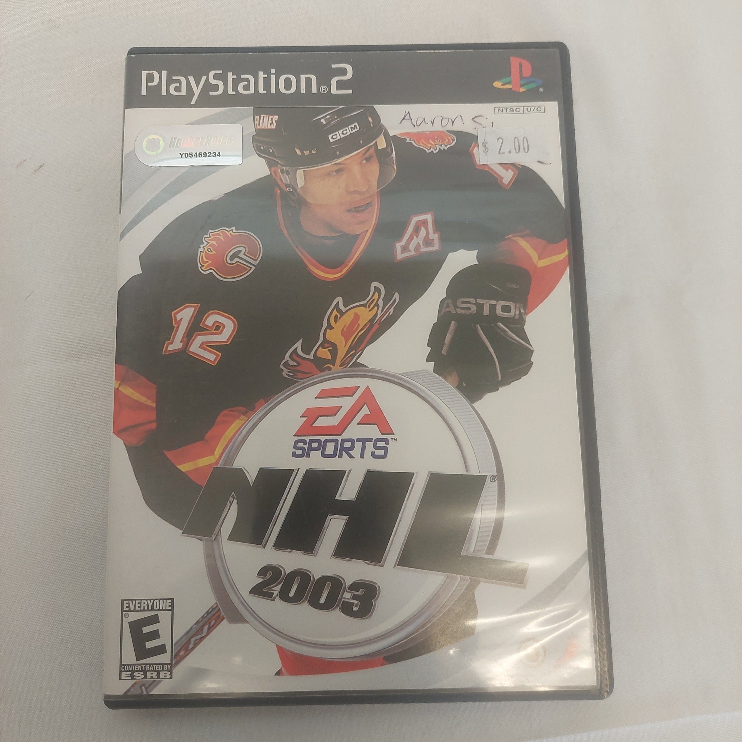 PlayStation 2 PS2 EA Sports NHL 2003