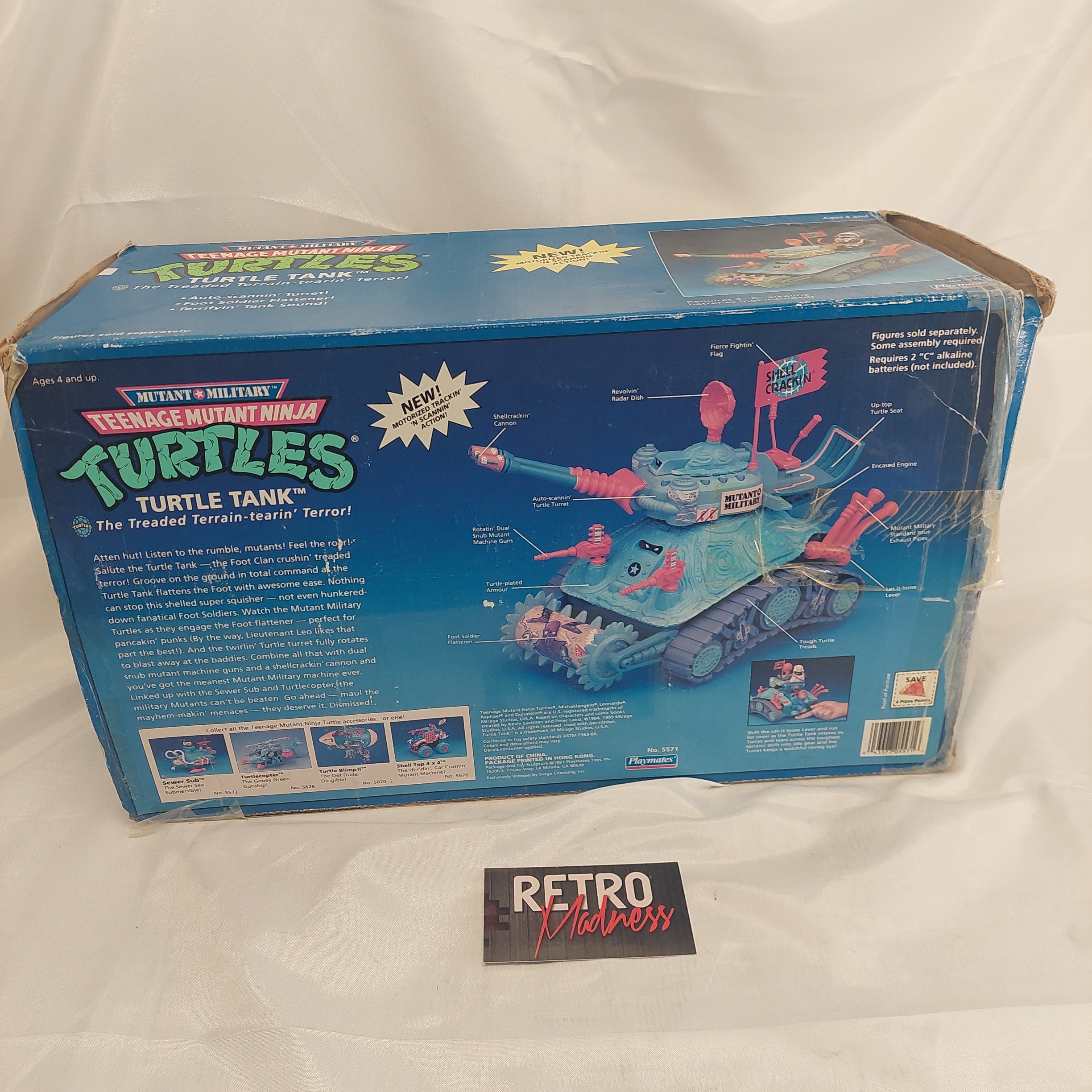 Vintage Teenage Mutant Ninja Turtles Turtle Tank