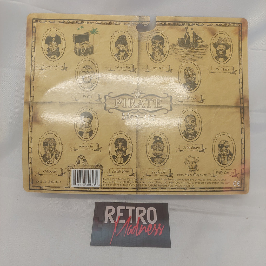 Mez-itz Pirate 3-Pack Po Gye, Captain Garrot and Fish-Eye Jim Figures