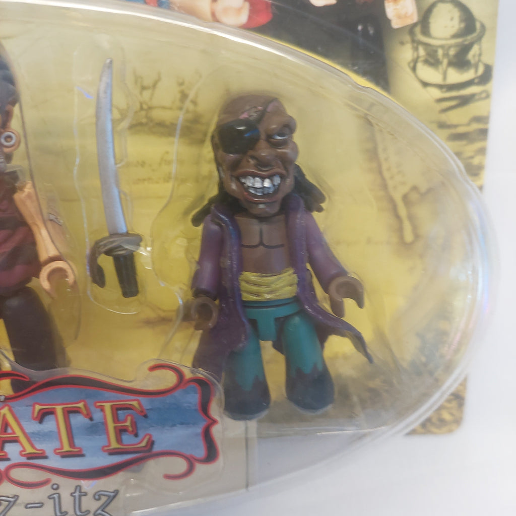 Mez-itz Pirate 3-Pack Zugbinnie, Petey Stripes and Willy One-Eye Figures