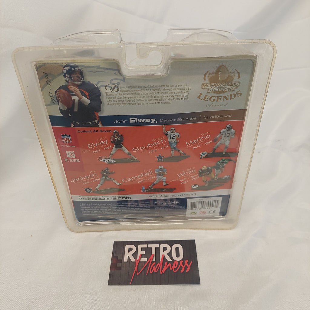 McFarlane's Sportspicks NFL Legends John Elway Figure