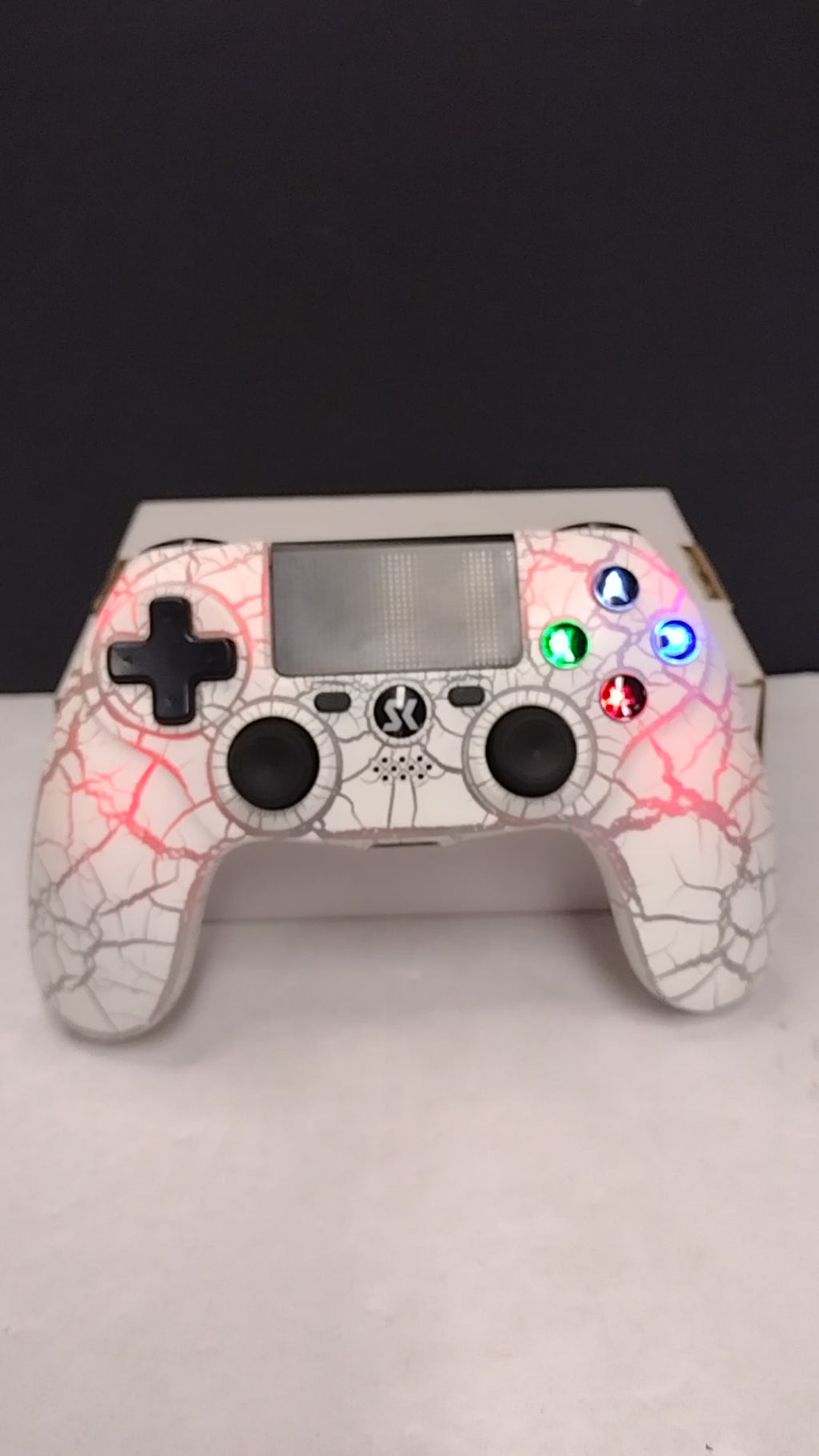 Ishako PS4 PC Wireless Controller Model S-PS415 LED Lights Tested Works