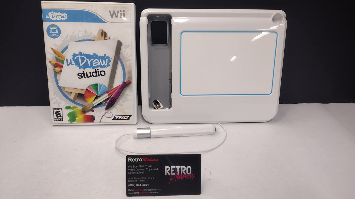 Nintendo Wii uDraw Game Tablet with uDraw Studio Game Disc- Tested and Works