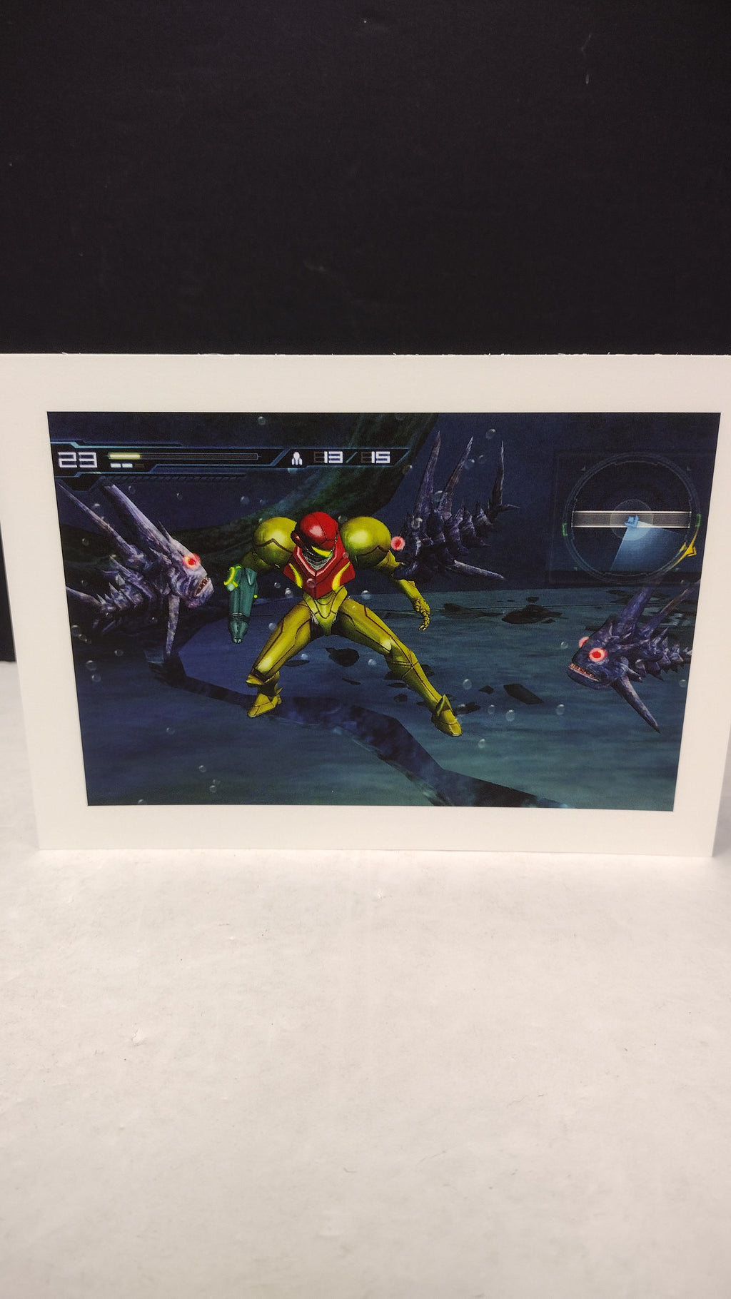 Vintage Metroid Other M Art Folio Art Book with Black Case & 16 Cards Nintendo