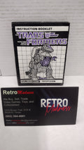 Vintage 1986 Original G1 Transformers Trypticon - Instruction Booklet