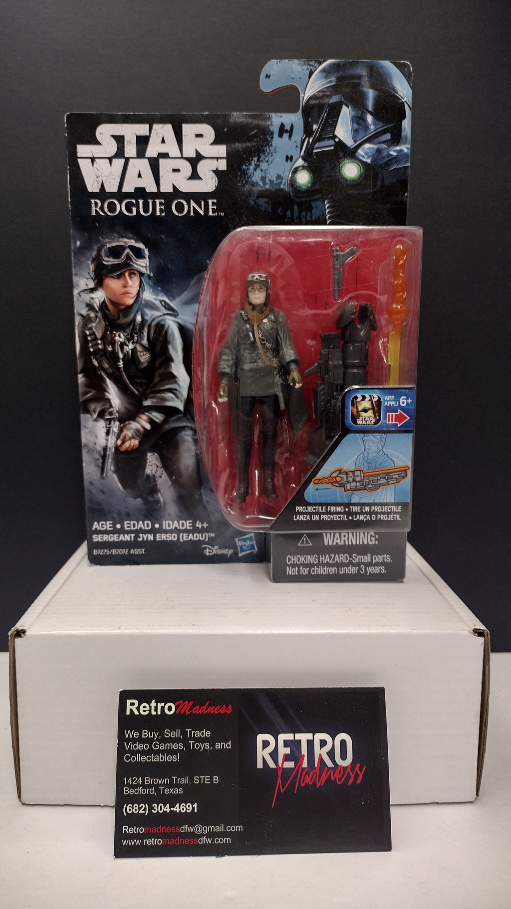 Star Wars: Rogue One – Sergeant Jyn Erso (Eadu) 3.75-Inch Action Figure • Hasbro 2016 (NIB)