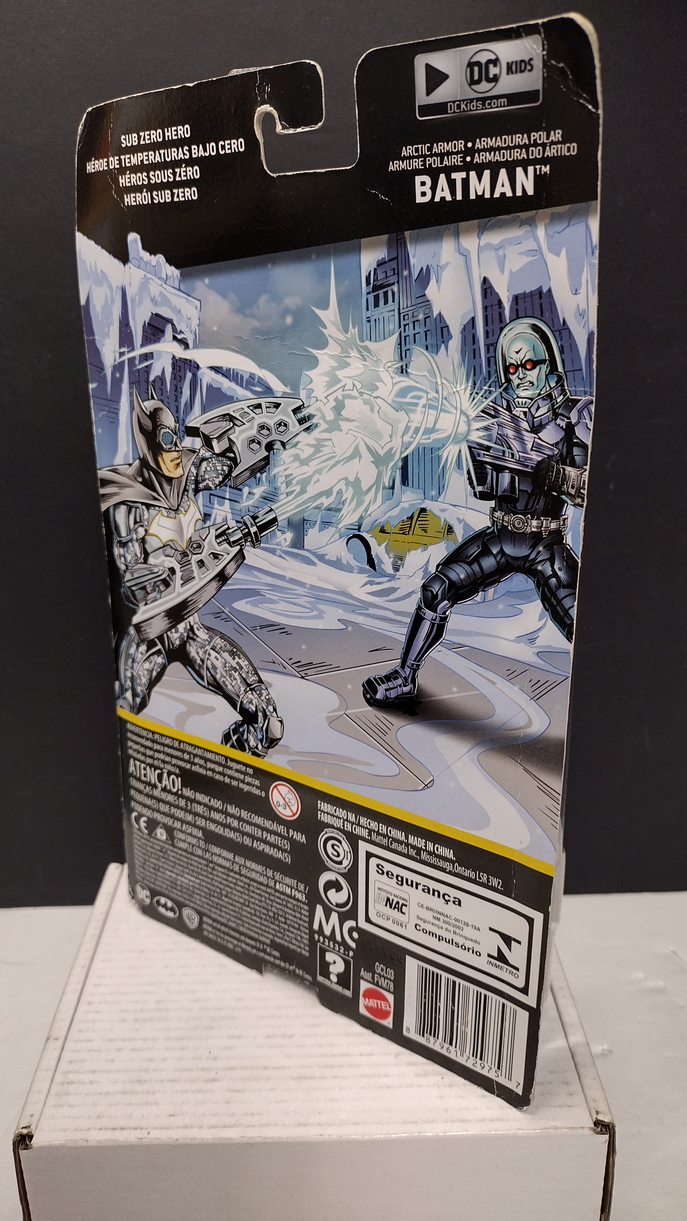 DC Comics Batman Missions Arctic Armor Batman 80th Anniversary 6-Inch Action Figure (Mattel - Sealed Card / Minor Card Wear)