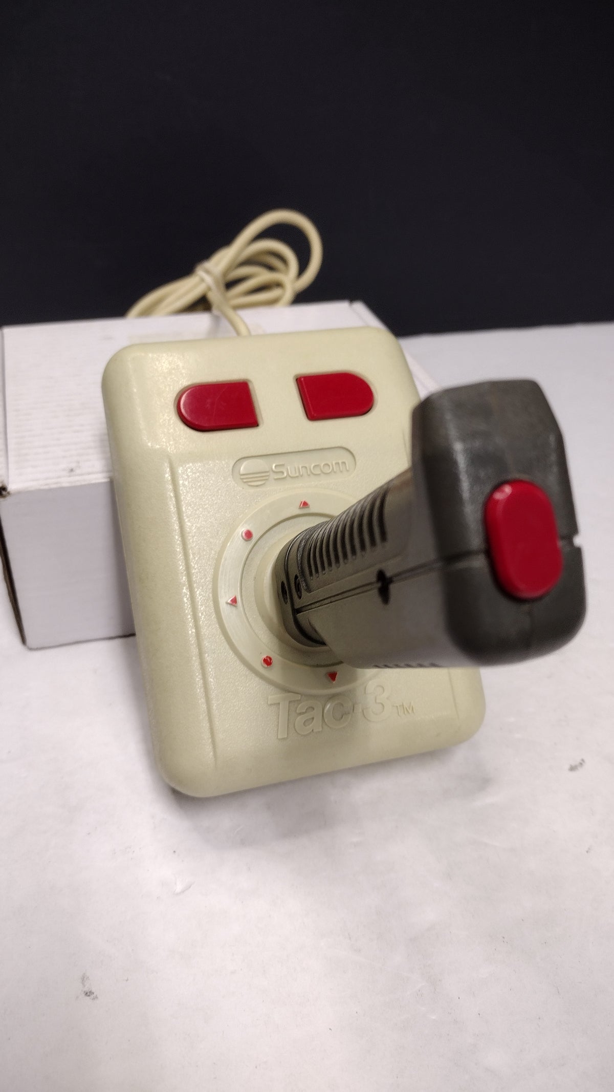 Suncom Tac-3 Joystick Controller Commodore 64 Amiga Atari Untested