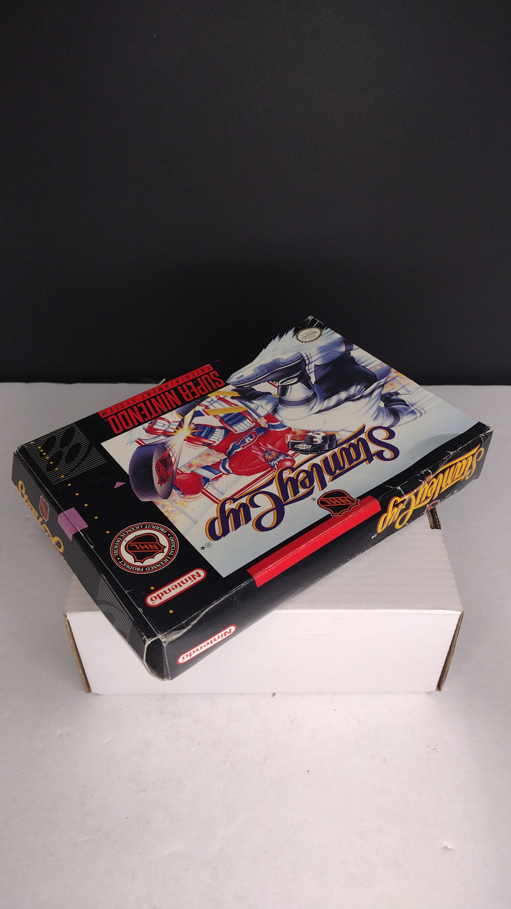 NHL Stanley Cup: SNES  Authentic Box & Manual ONLY