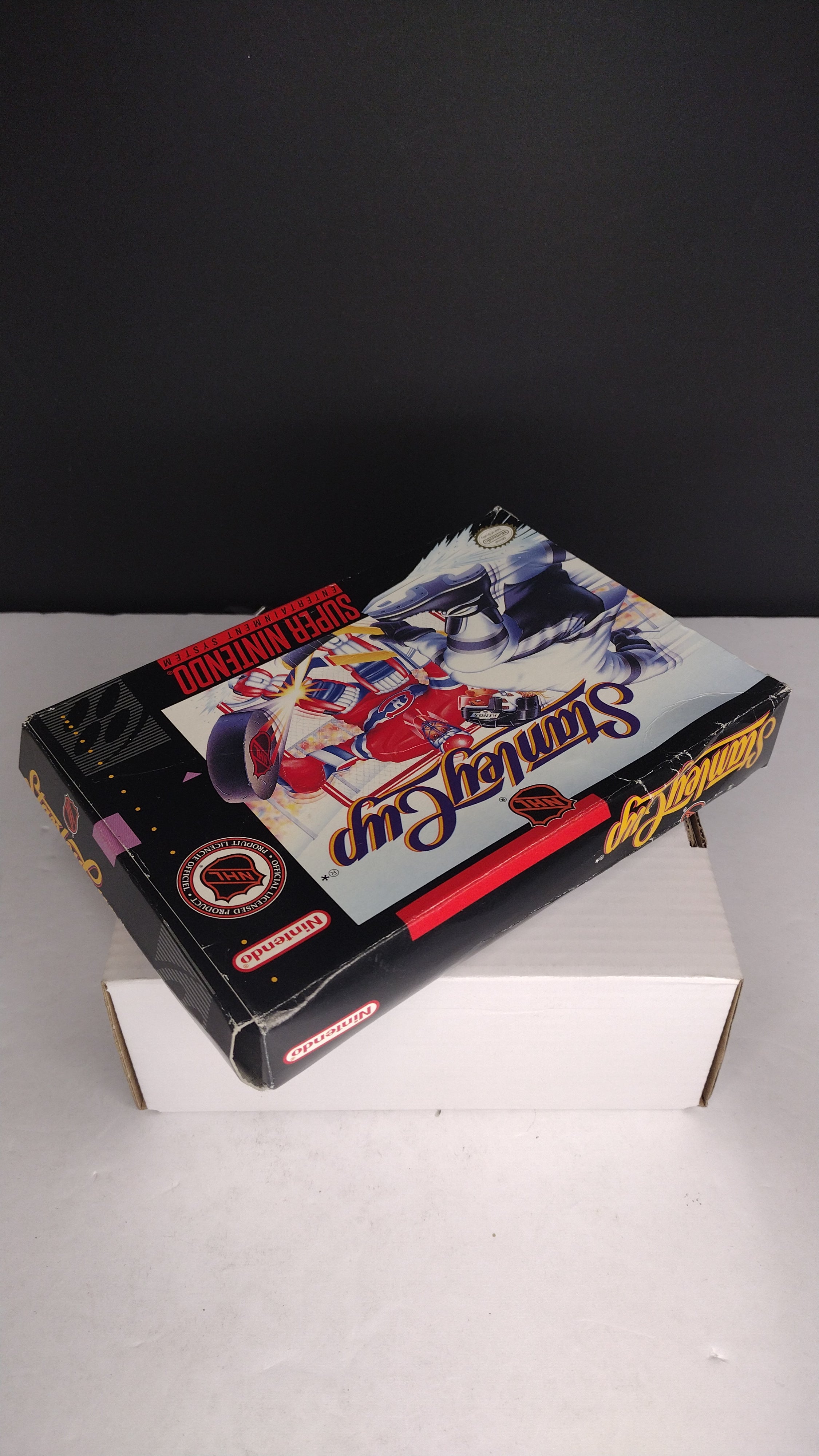 NHL Stanley Cup: SNES  Authentic Box & Manual ONLY