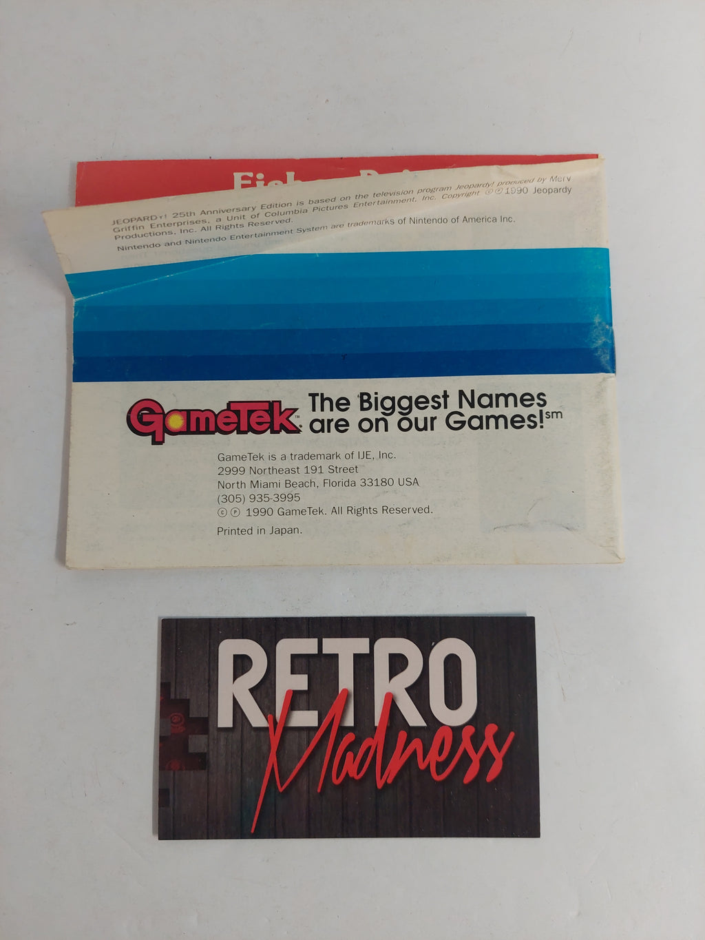 Vintage Nintendo NES Manual Instruction Booklet ONLY No Game