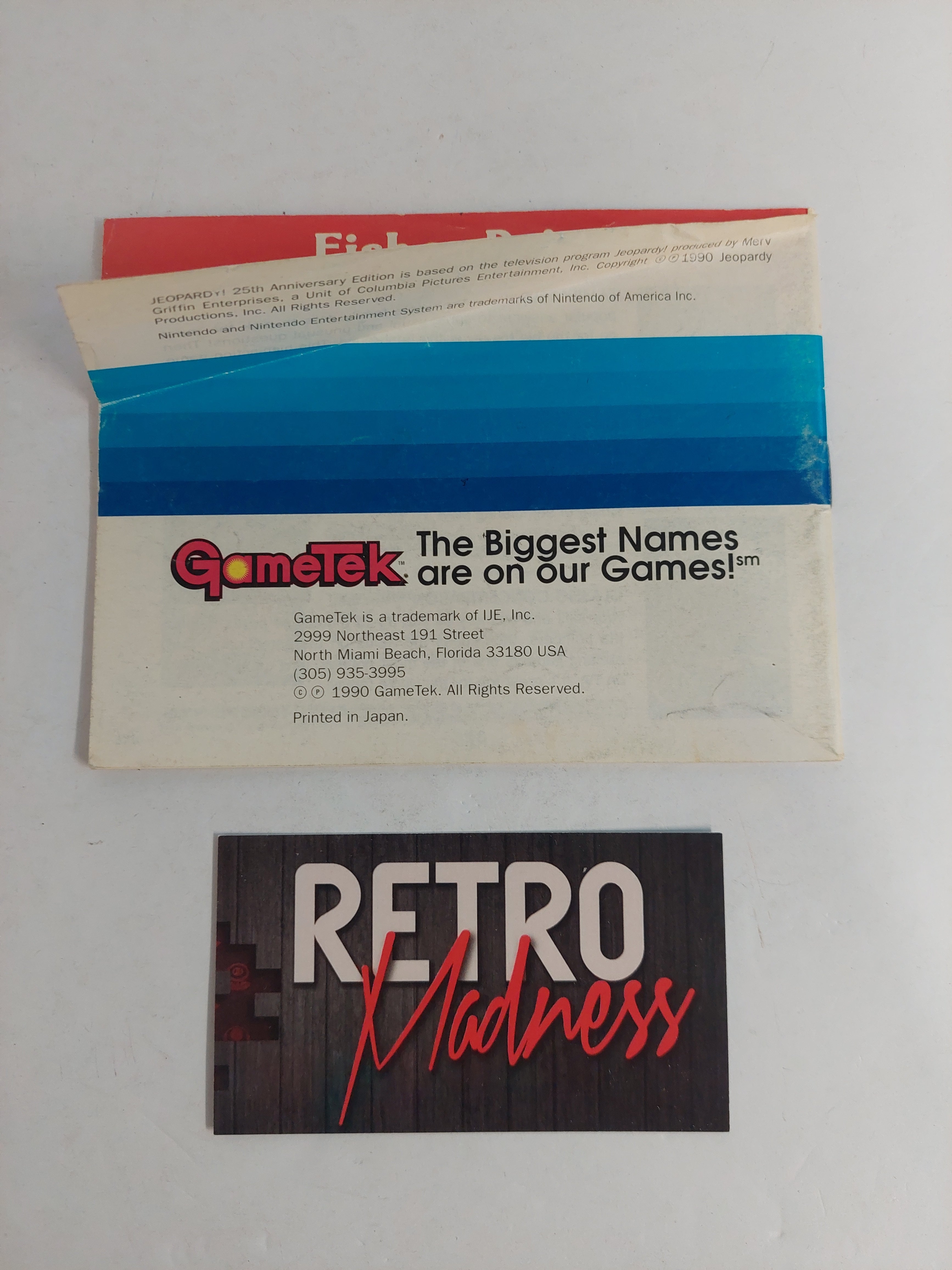 Vintage Nintendo NES Manual Instruction Booklet ONLY No Game