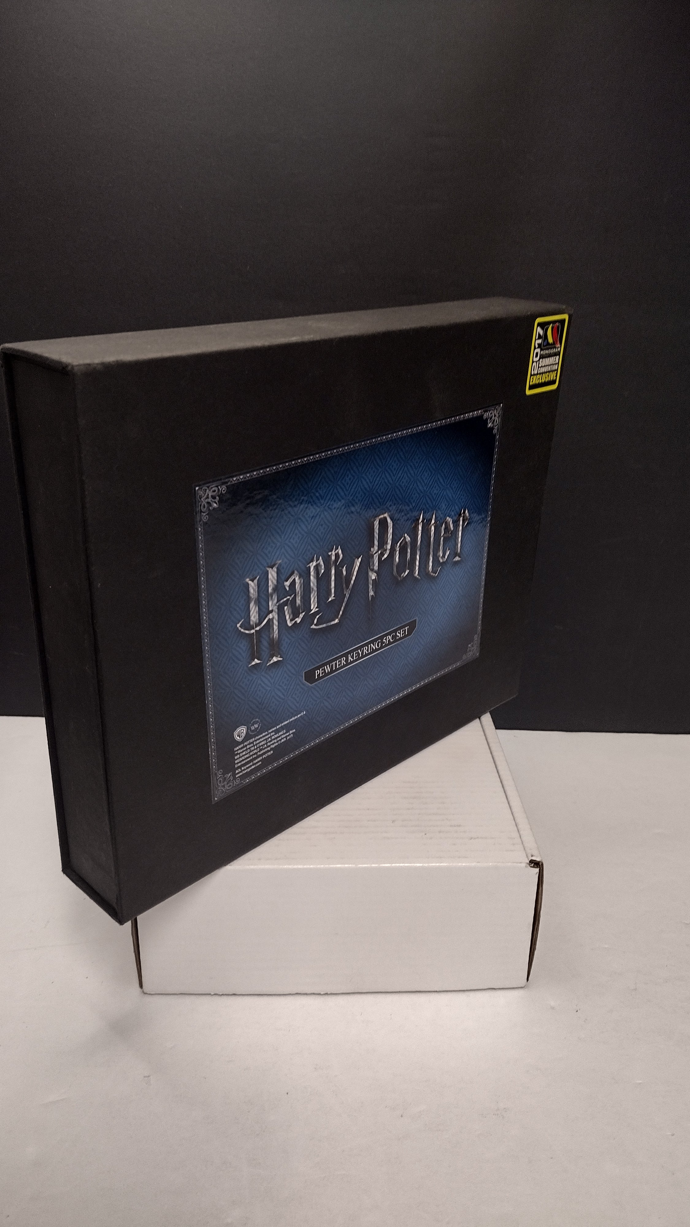 Harry Potter Pewter Key Ring 5 PC Set 2017 Summer Convention Exclusive