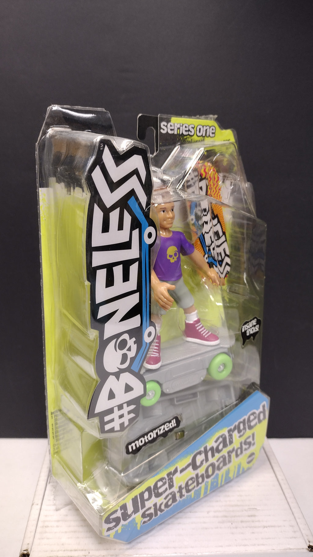 Boneless Motorized Super Charged Skateboard Luca Skater Figure (Series 1 - 2022 Release - Brand New & Factory Sealed)