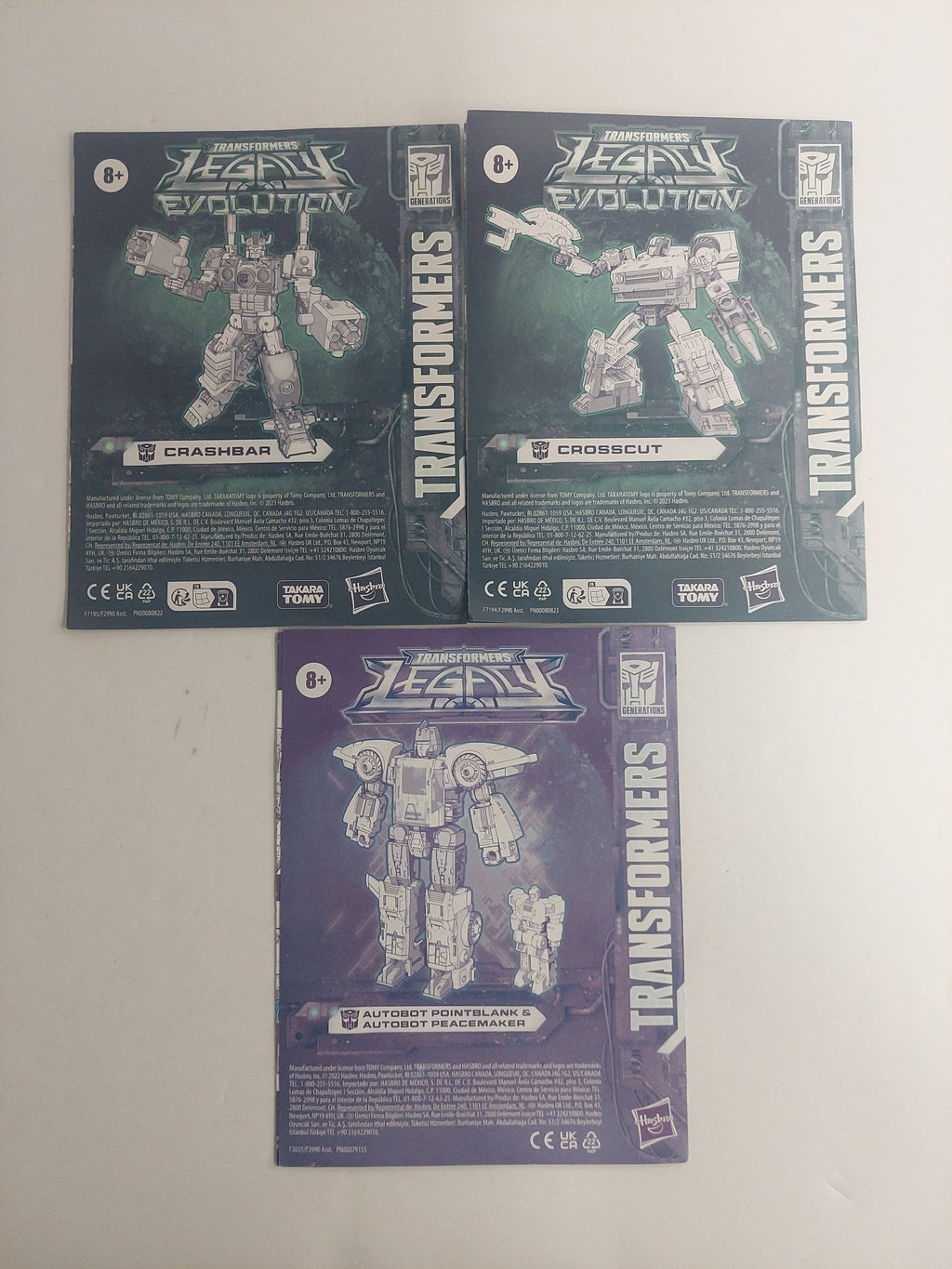 Lot of Transformers Legacy Evolution Instruction Booklets