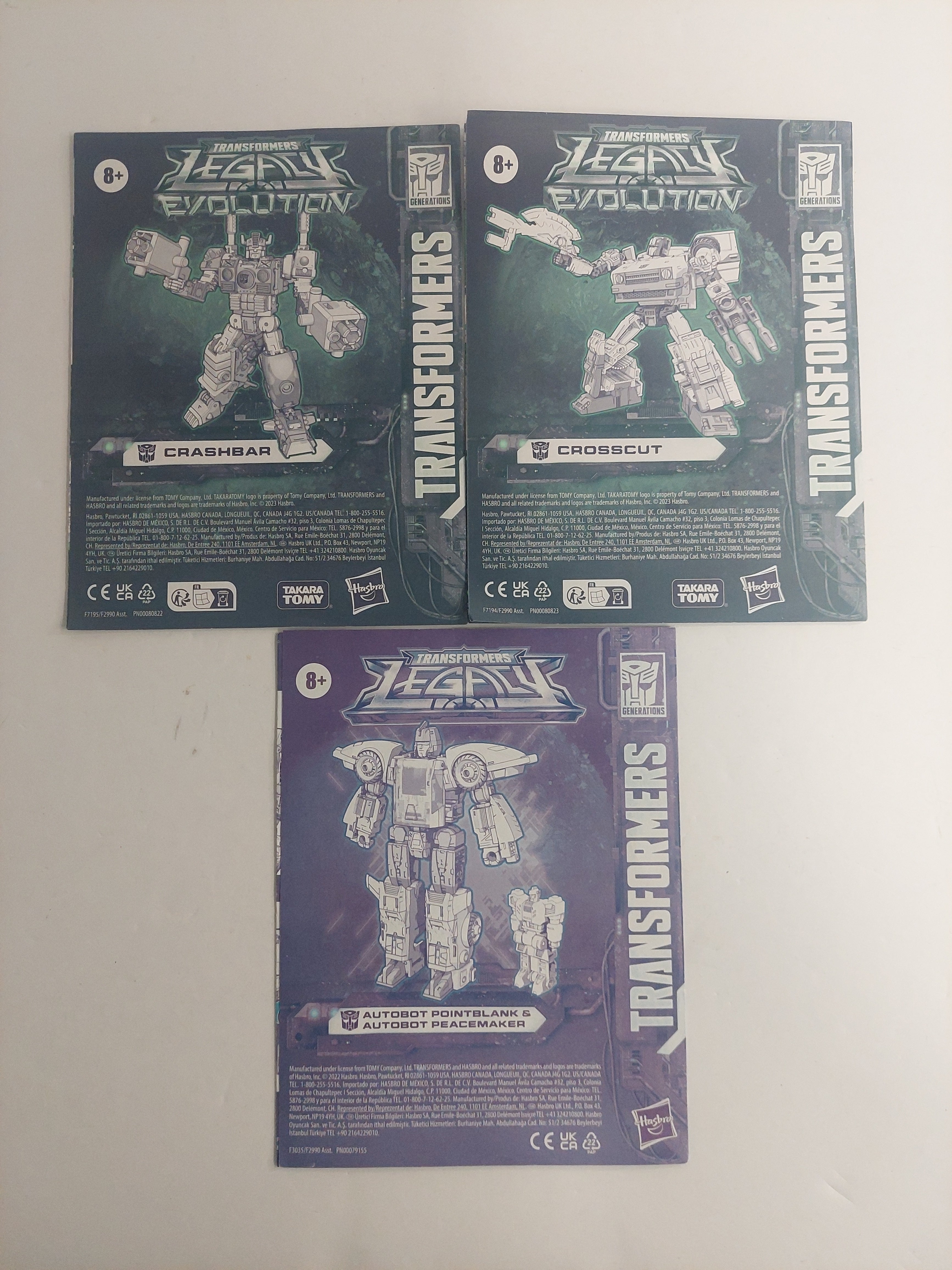 Lot of Transformers Legacy Evolution Instruction Booklets