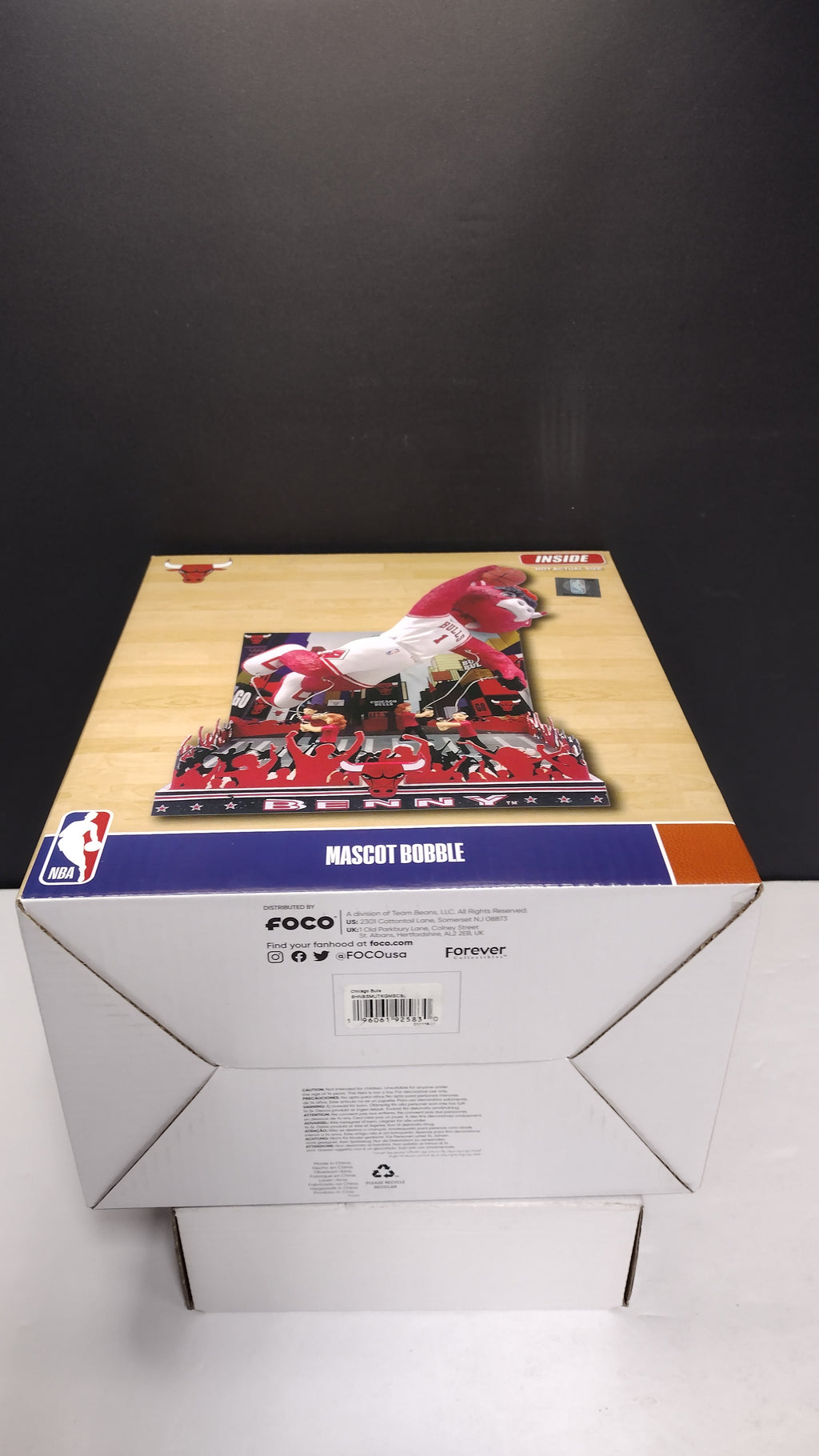 Benny The Bull Chicago Bulls Thanksgiving Mascot Bobblehead NBA Basketball