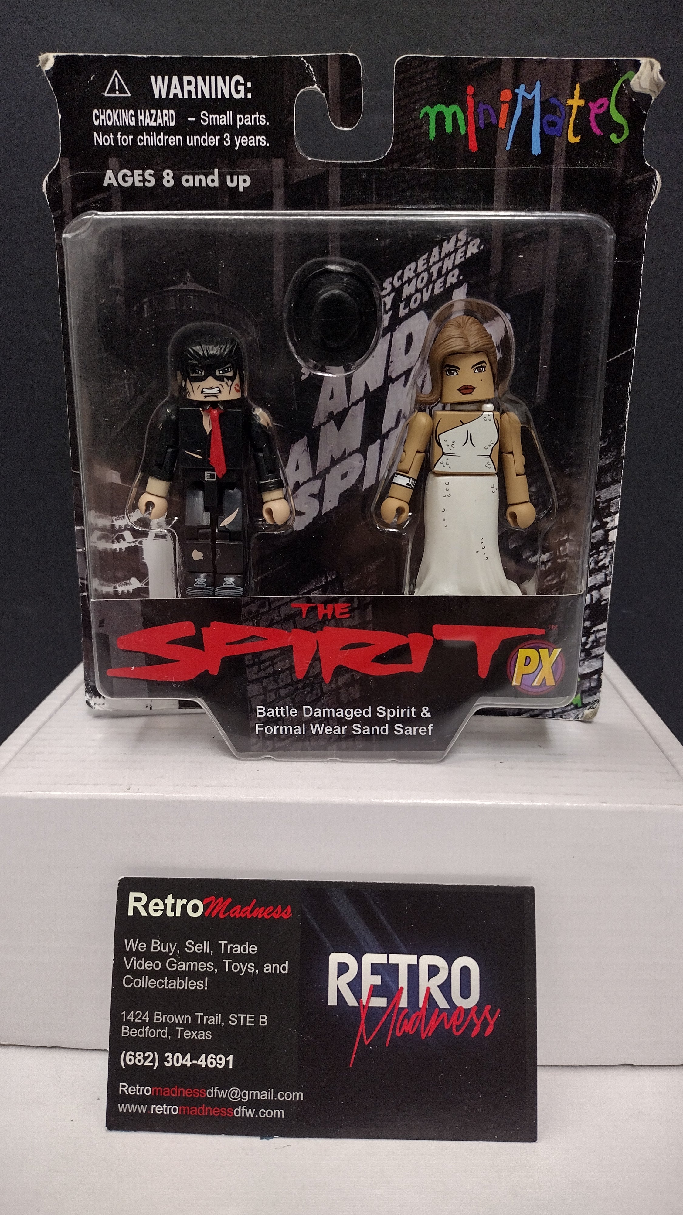 Diamond Select Marvel Minimates Spirit & Sand Saref on Card