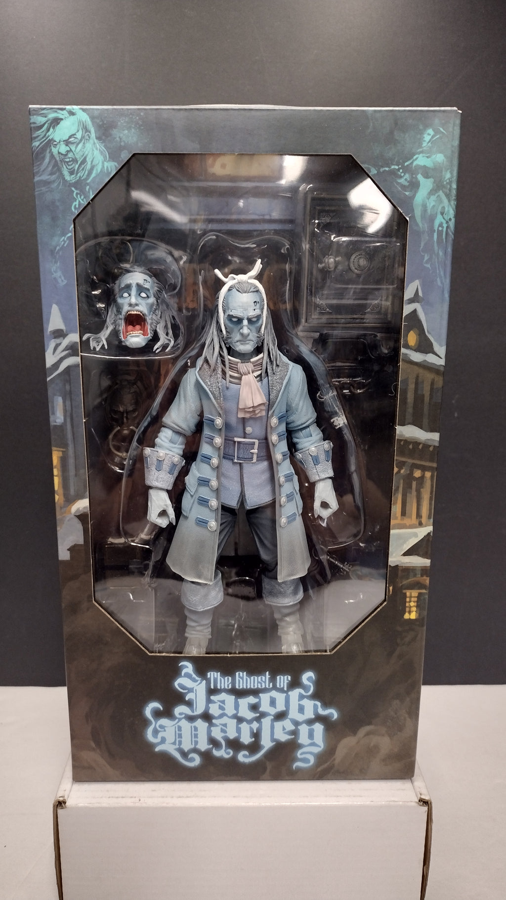 Four Horsemen Figura Obscura The Ghost of Jacob Marley Action Figure (In Box / Complete Figure / Missing Mini Skull)