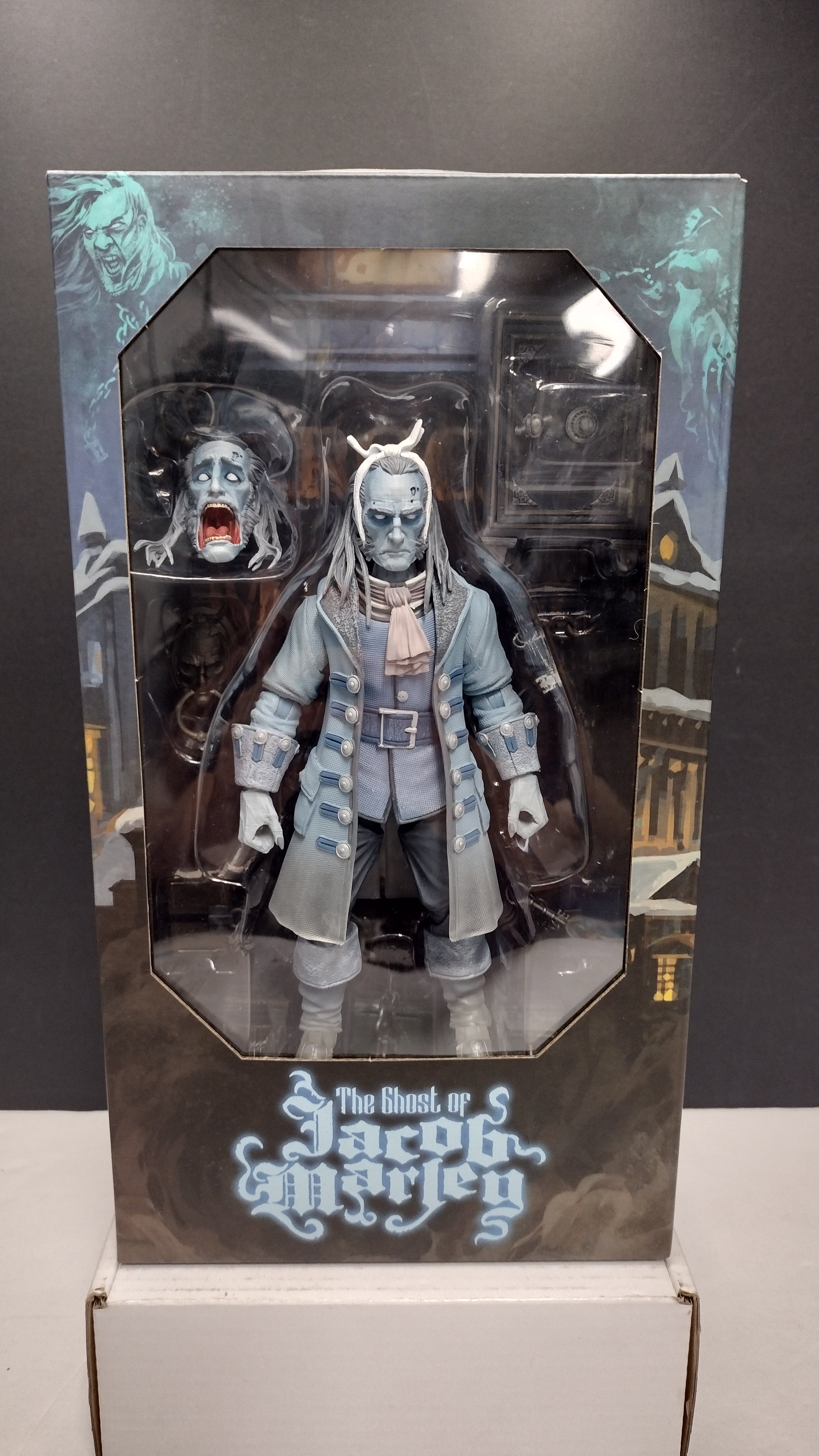 Four Horsemen Figura Obscura The Ghost of Jacob Marley Action Figure (In Box / Complete Figure / Missing Mini Skull)