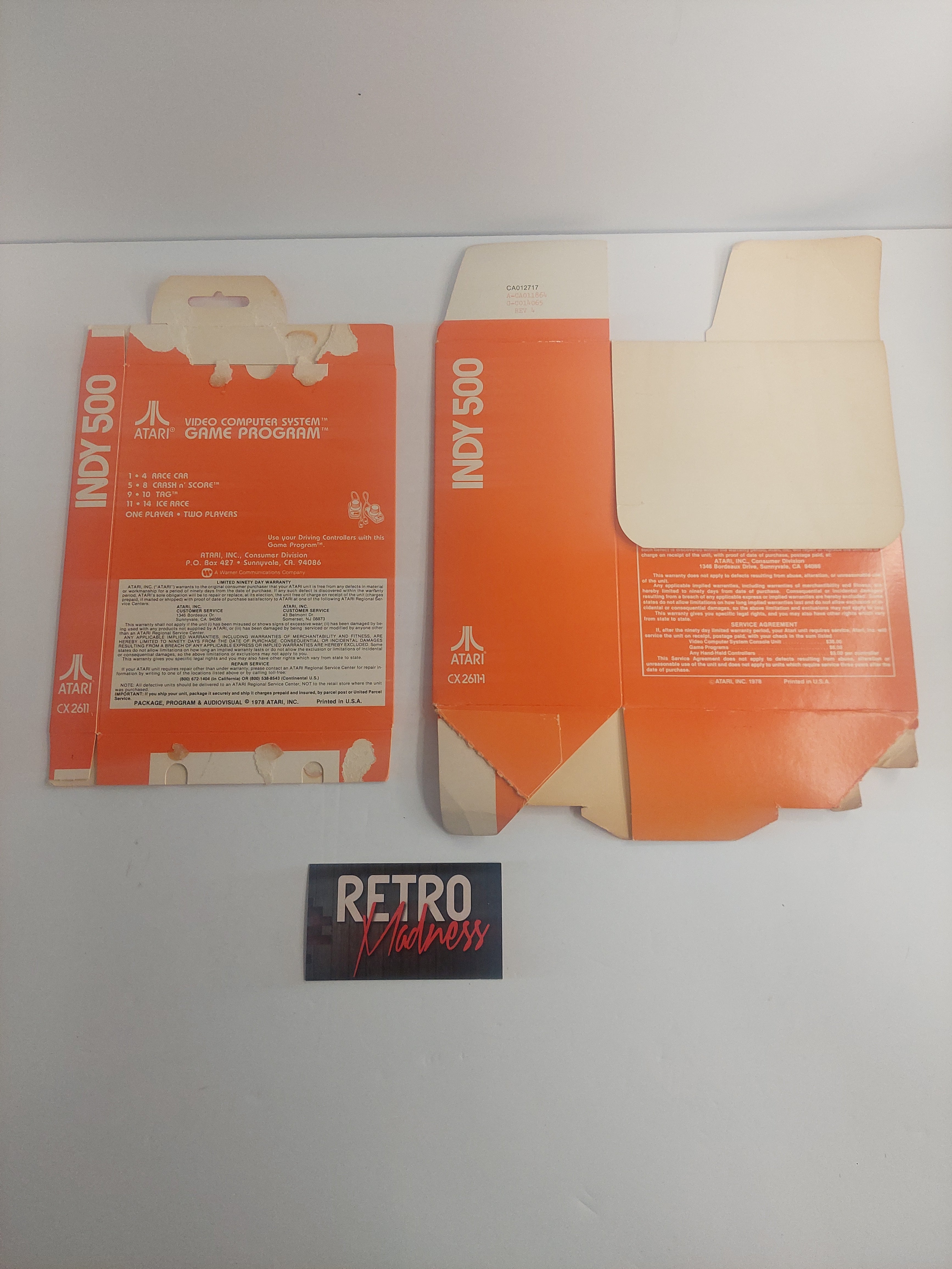 Vintage Atari 2600 Game Boxes ONLY No Games