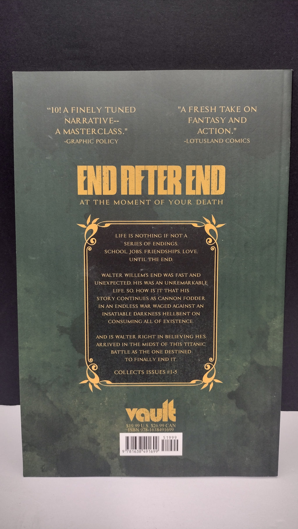 End After End Vol. 1: At the Moment of Your Death by Tim Daniel and David Andry – Trade Paperback