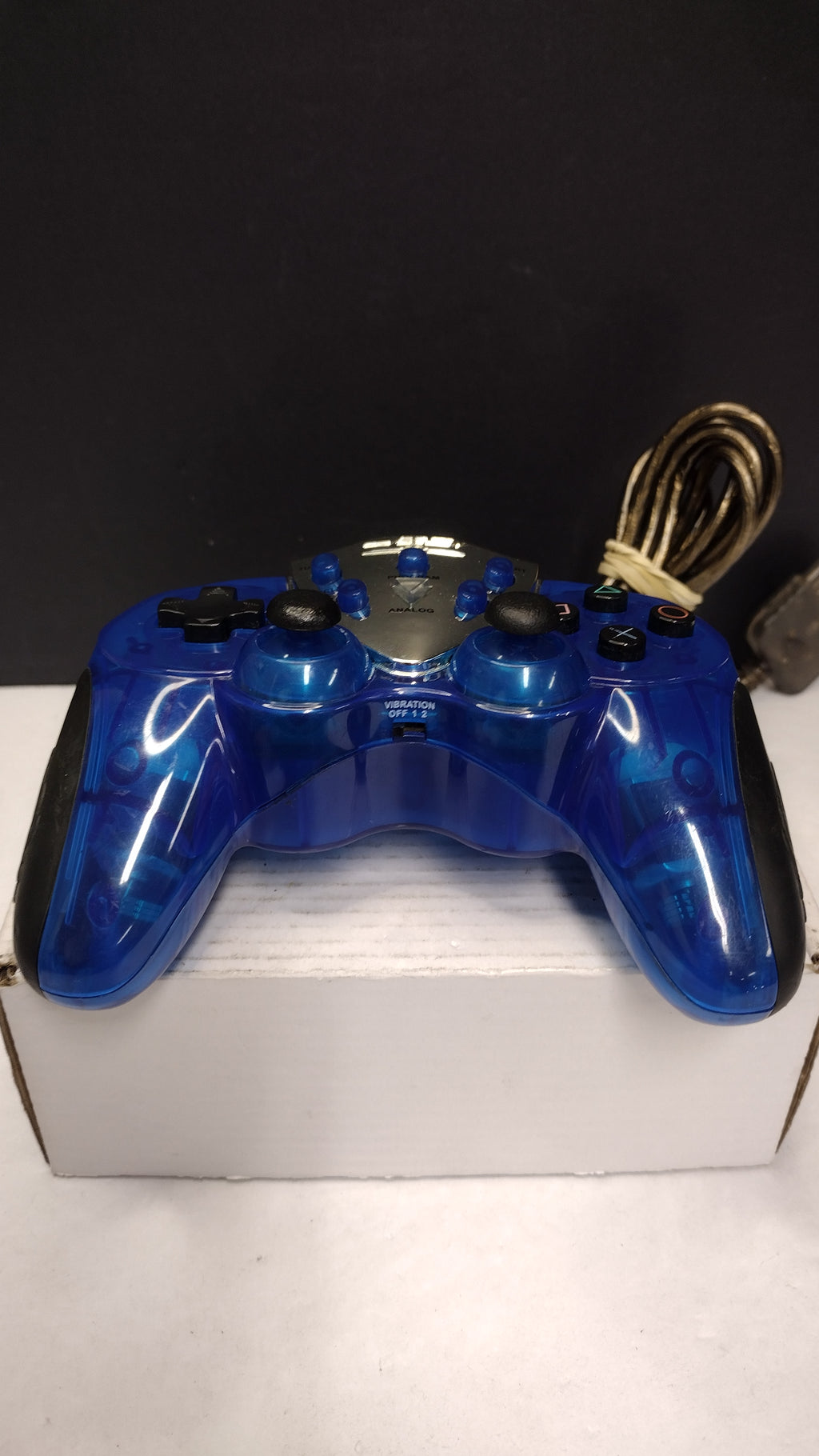 Intec Playstation 2- Star Wars Jedi-(Blue)  Wired Controller- TESTED