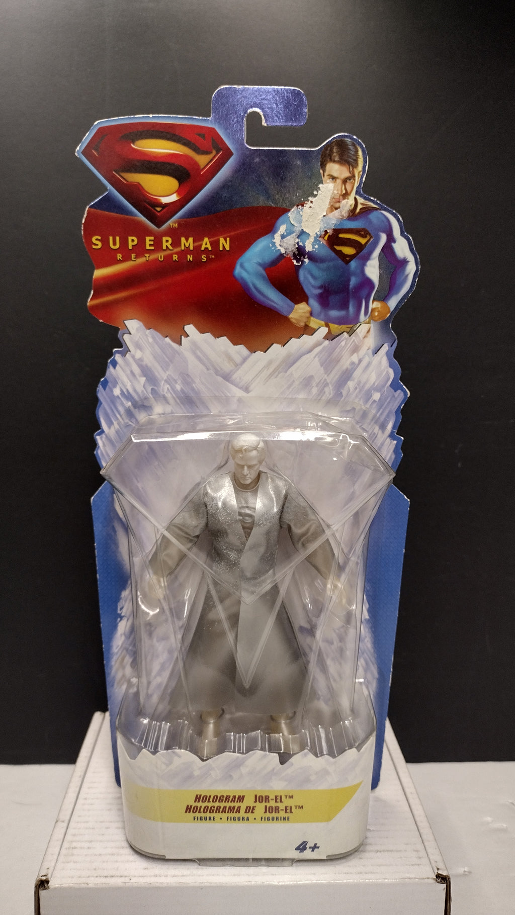 DC Comics Superman Returns Hologram Jor-El 5.5-Inch Action Figure (Mattel 2006 - Sealed on Card)