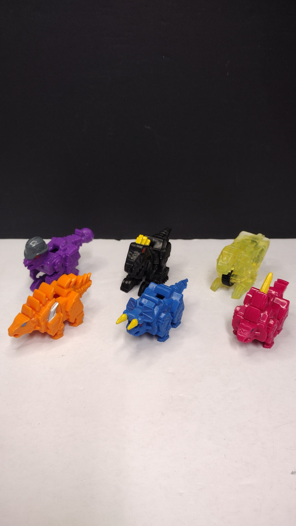 Lot of 6 Power Rangers Dino Charge Dinosaur Attachments (Bandai 2015/2016 - Dinosaur Figures Only / No Charger Batteries - Excellent Condition)