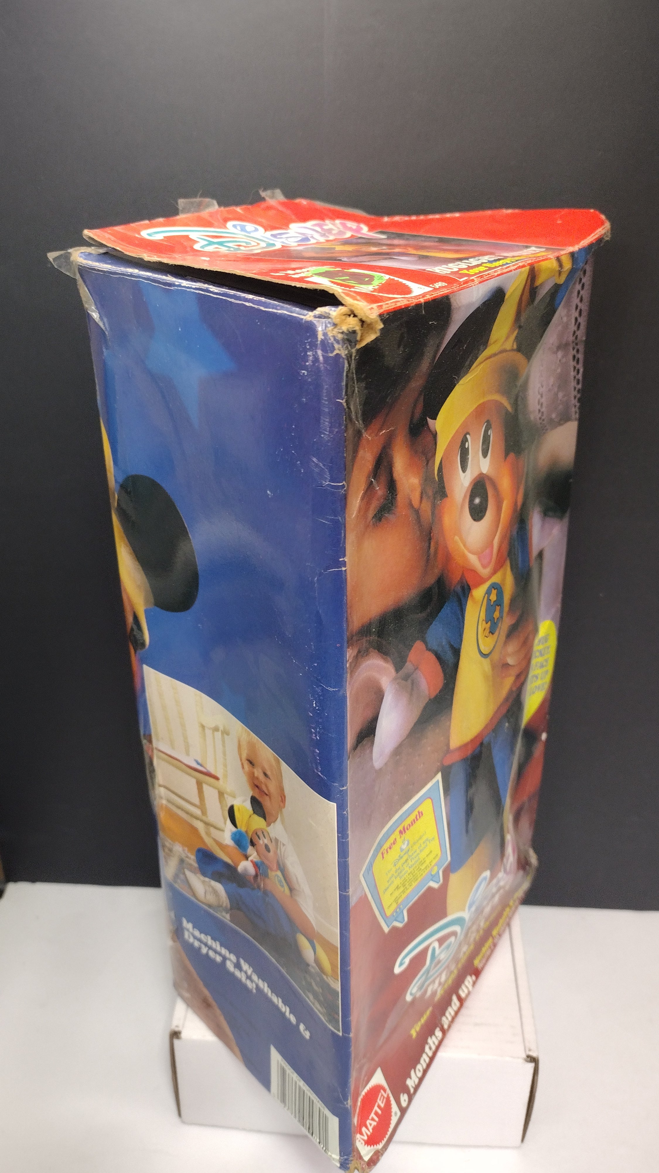 Vintage Mattel Disney Mickey Mouse Hug & Glow Light Up Plush Boxed