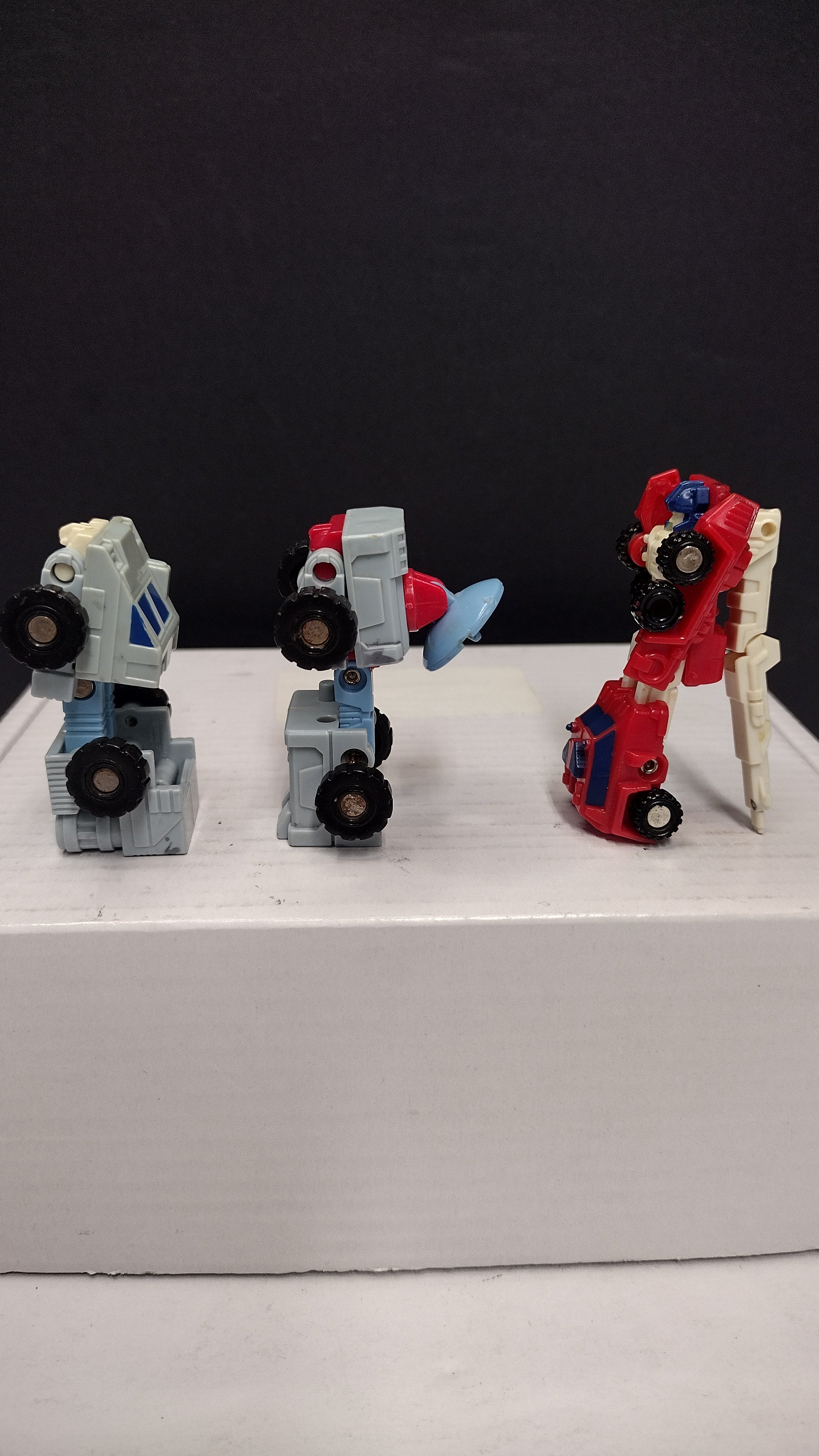 Vintage 1989 G1 Transformers: Micromasters Rescue Patrol & Space Patrol Lot – Loose 3 -Figure Assortment (Includes Red Hot, Barrage, and Heave)