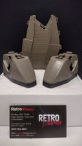 Vintage 1985 Hasbro Transformers G1 Omega Supreme Parts Lot (2 Feet & Lower Leg Section)
