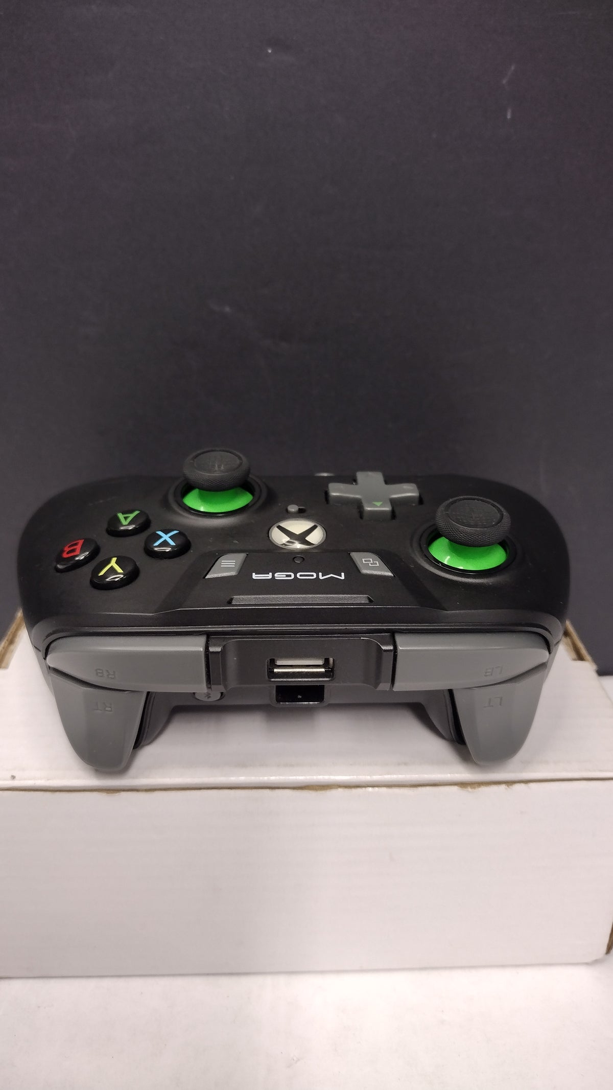Xbox 360 Wireless Wired MOGA PowerA Controller Black Tested Working