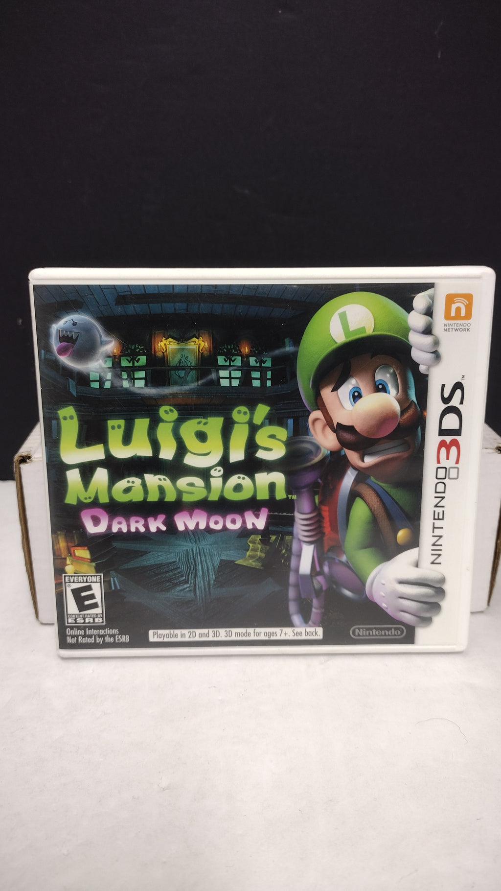 Nintendo 3DS Luigis Mansion Dark Moon Game Case & Manual No Game