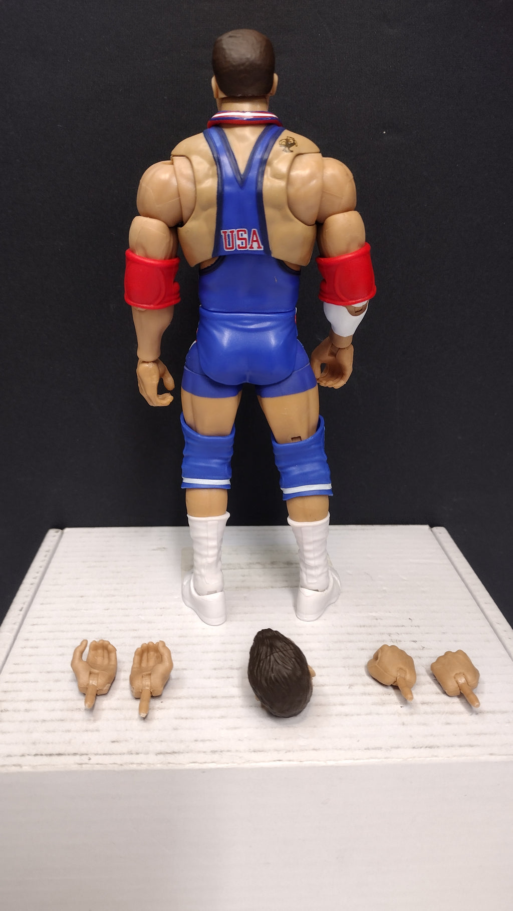 WWE Ultimate Edition Monday Night War Kurt Angle Figure Loose w/ Accessories