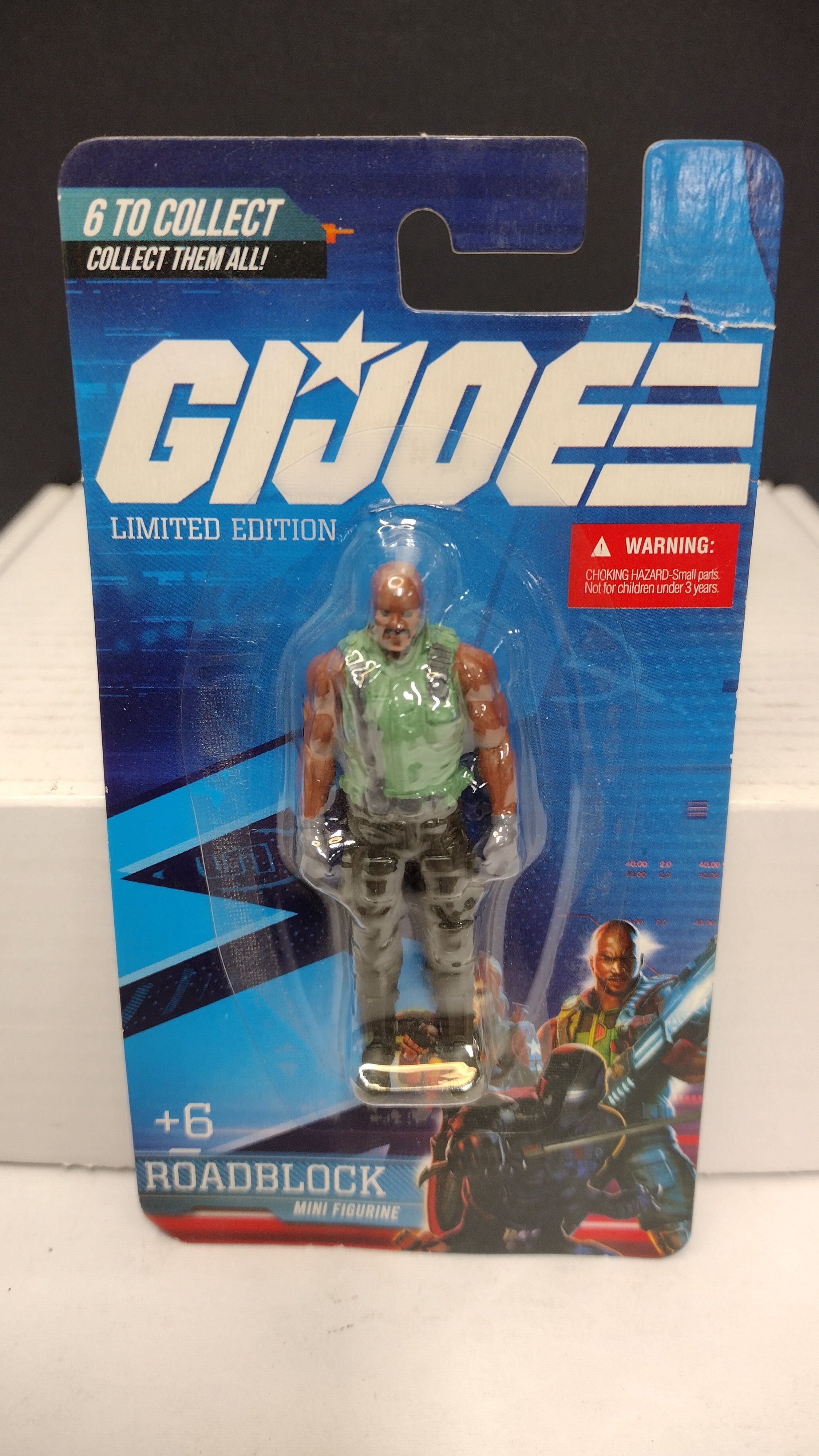 Hasbro Prexio GI Joe Roadblock Mini Figure Sealed New