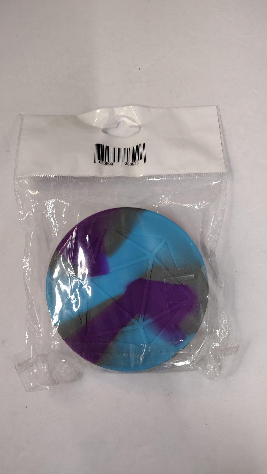 FanRoll: Silicone Round Dice Case: Purple/Gray/Light Blue