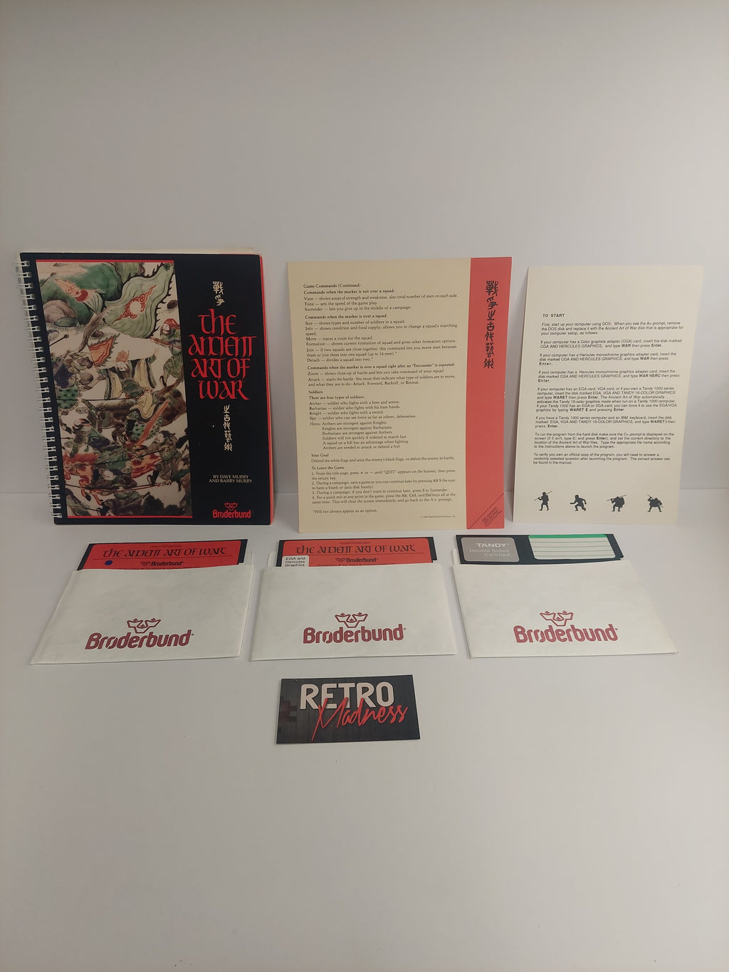 Vintage The Ancient Art of War IBM/Tandy Broderbund Untested