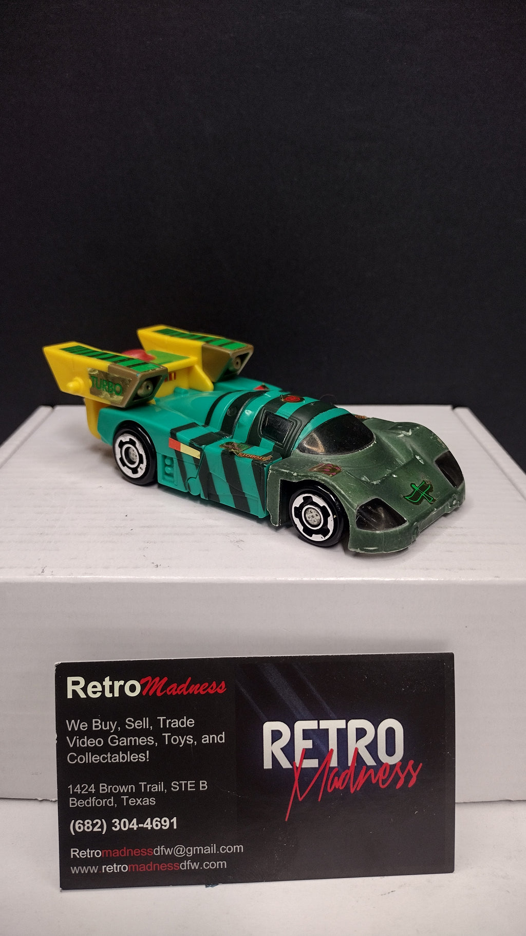 Vintage 1993 G2 Transformers: Color Changers Drench Action Figure – Loose & Complete (Front Plate Hinge Issue / Played-With Condition)