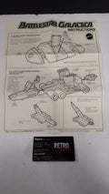 Vintage 1978 Battlestar Galactica - Cylon Raider Instructions