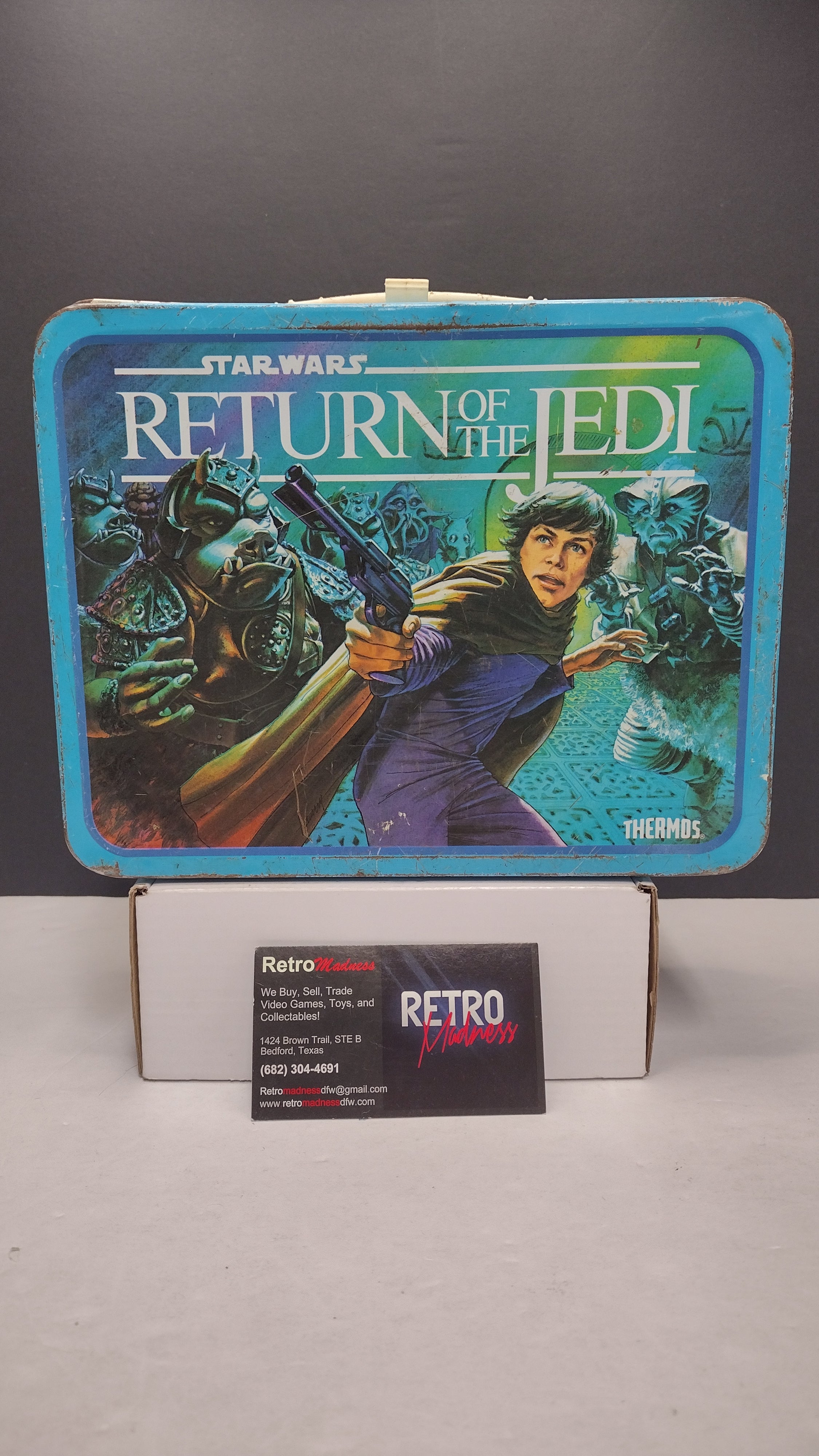 Vintage 1983 Star Wars: Return of the Jedi Metal Lunch Box (Standalone / No Thermos)