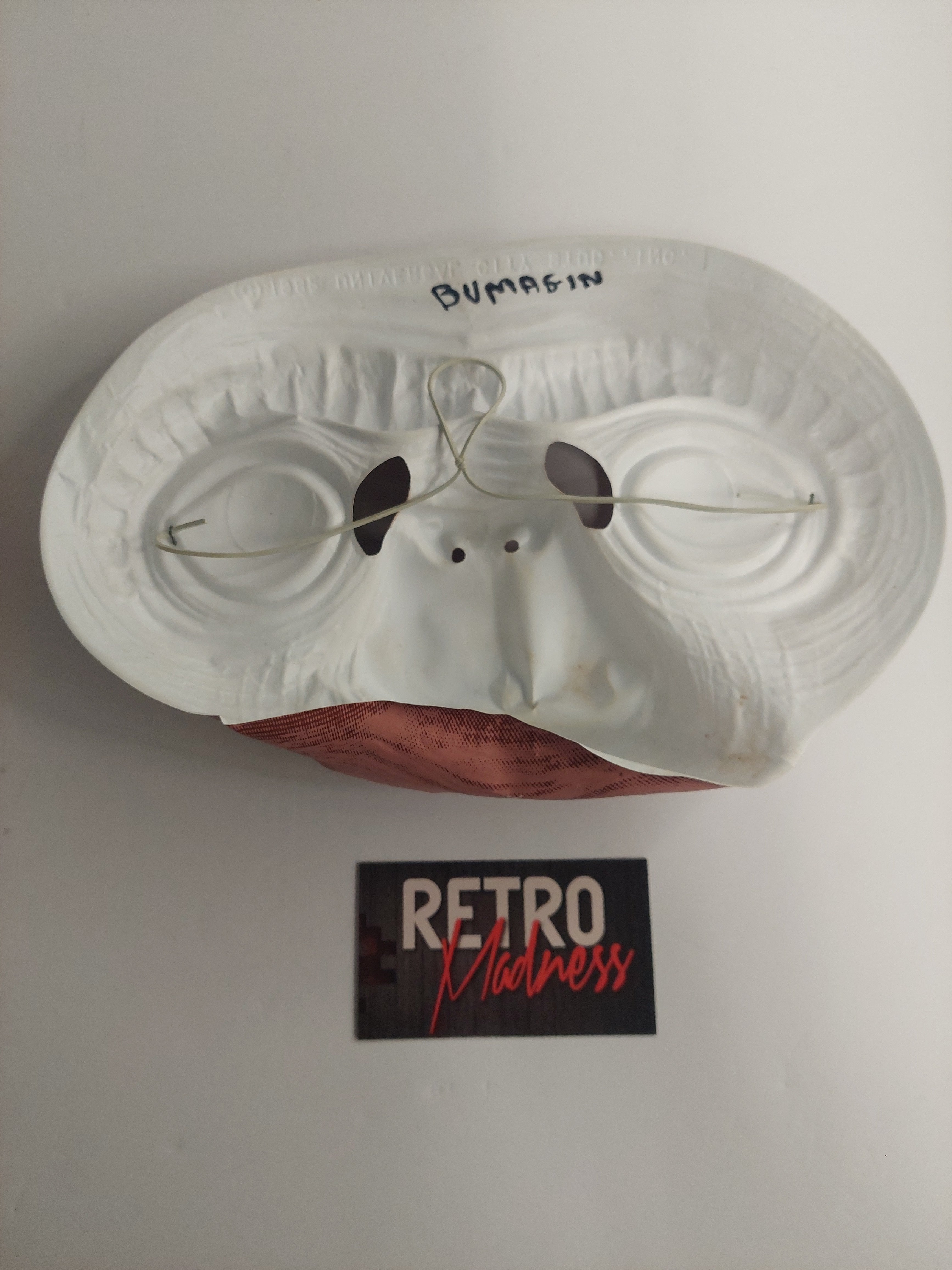 Vintage 1982 E.T. The Extra-Terrestrial Small Costume and Mask Super Star