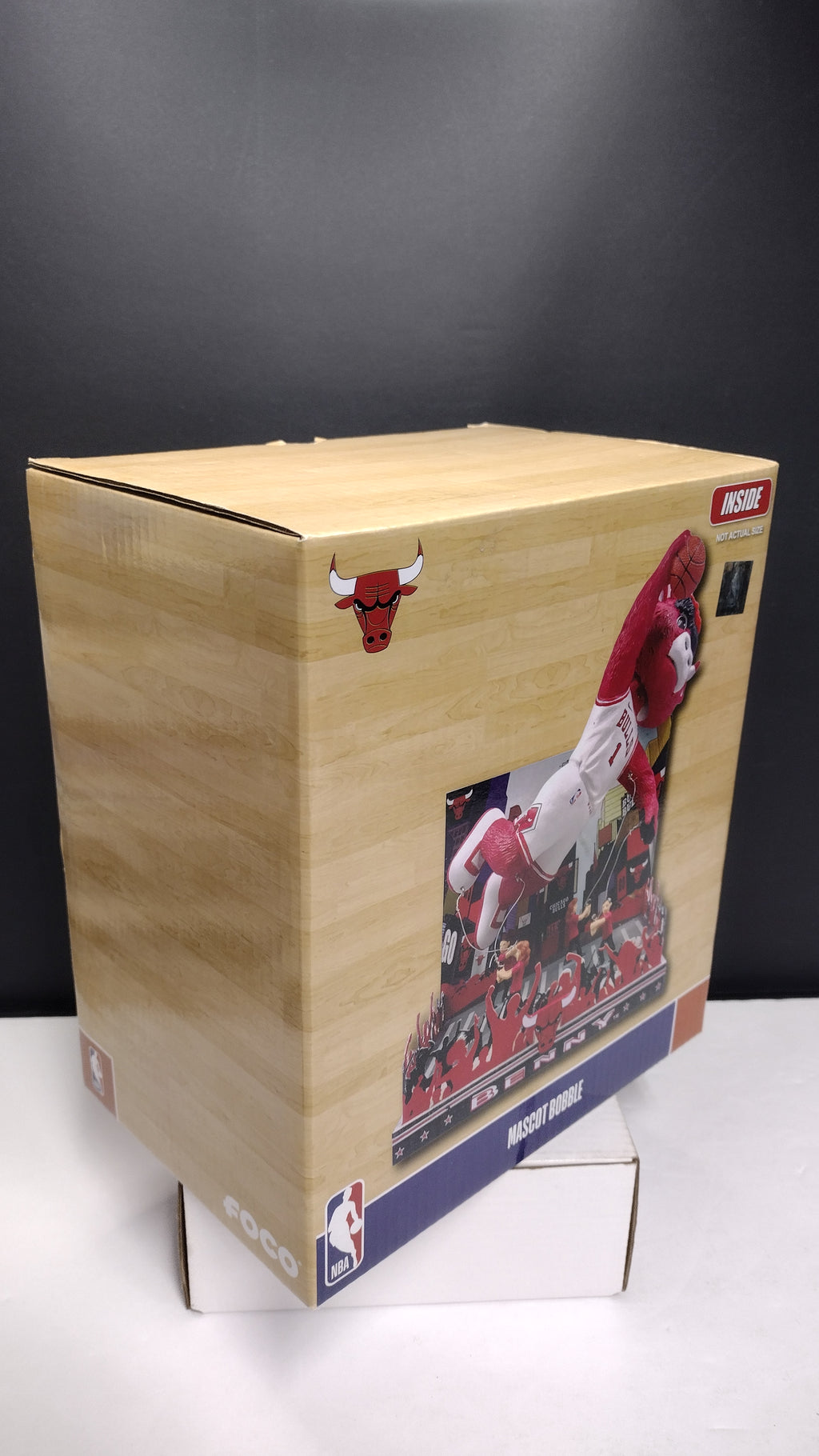 Benny The Bull Chicago Bulls Thanksgiving Mascot Bobblehead NBA Basketball