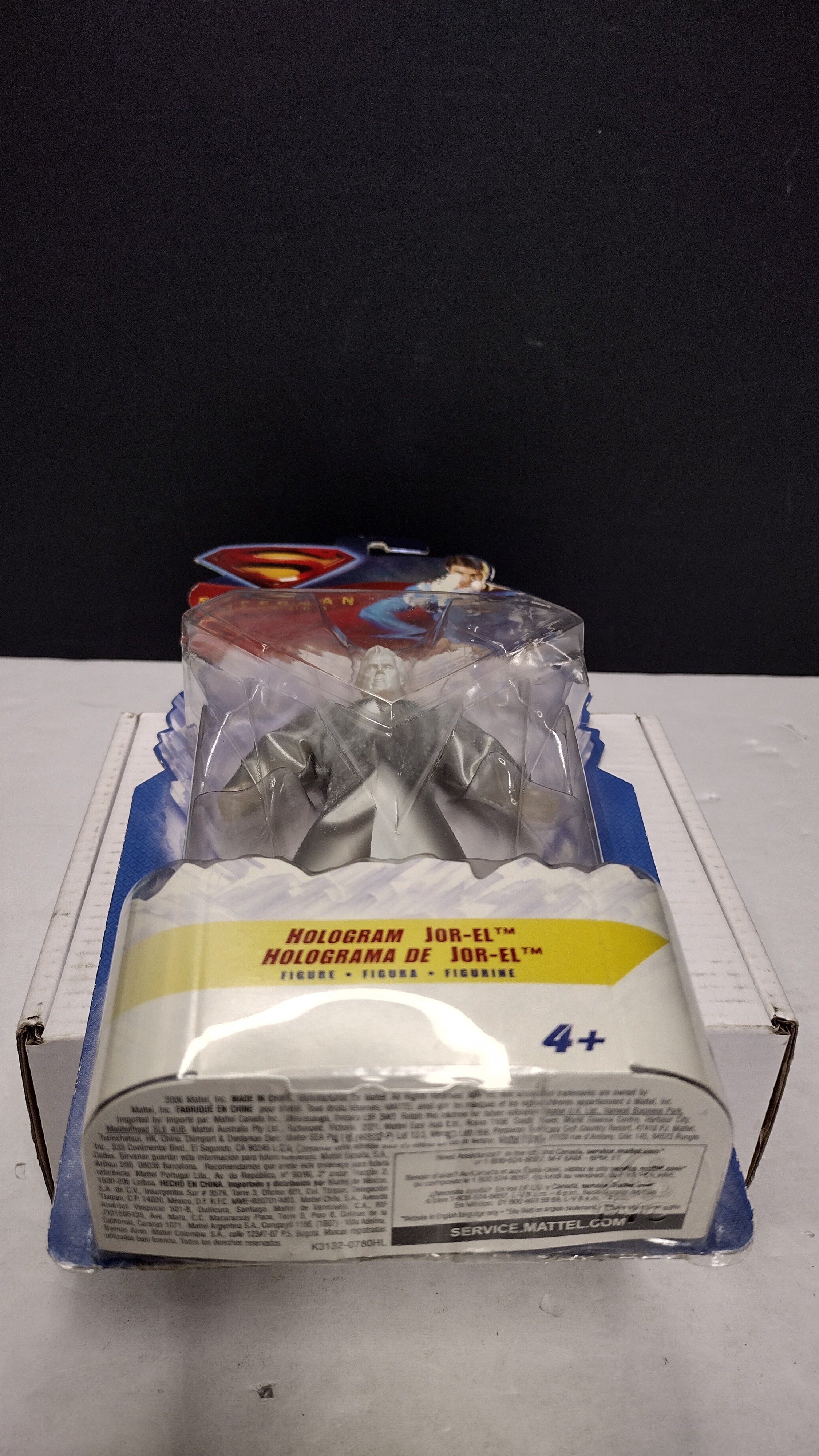 DC Comics Superman Returns Hologram Jor-El 5.5-Inch Action Figure (Mattel 2006 - Sealed on Card)